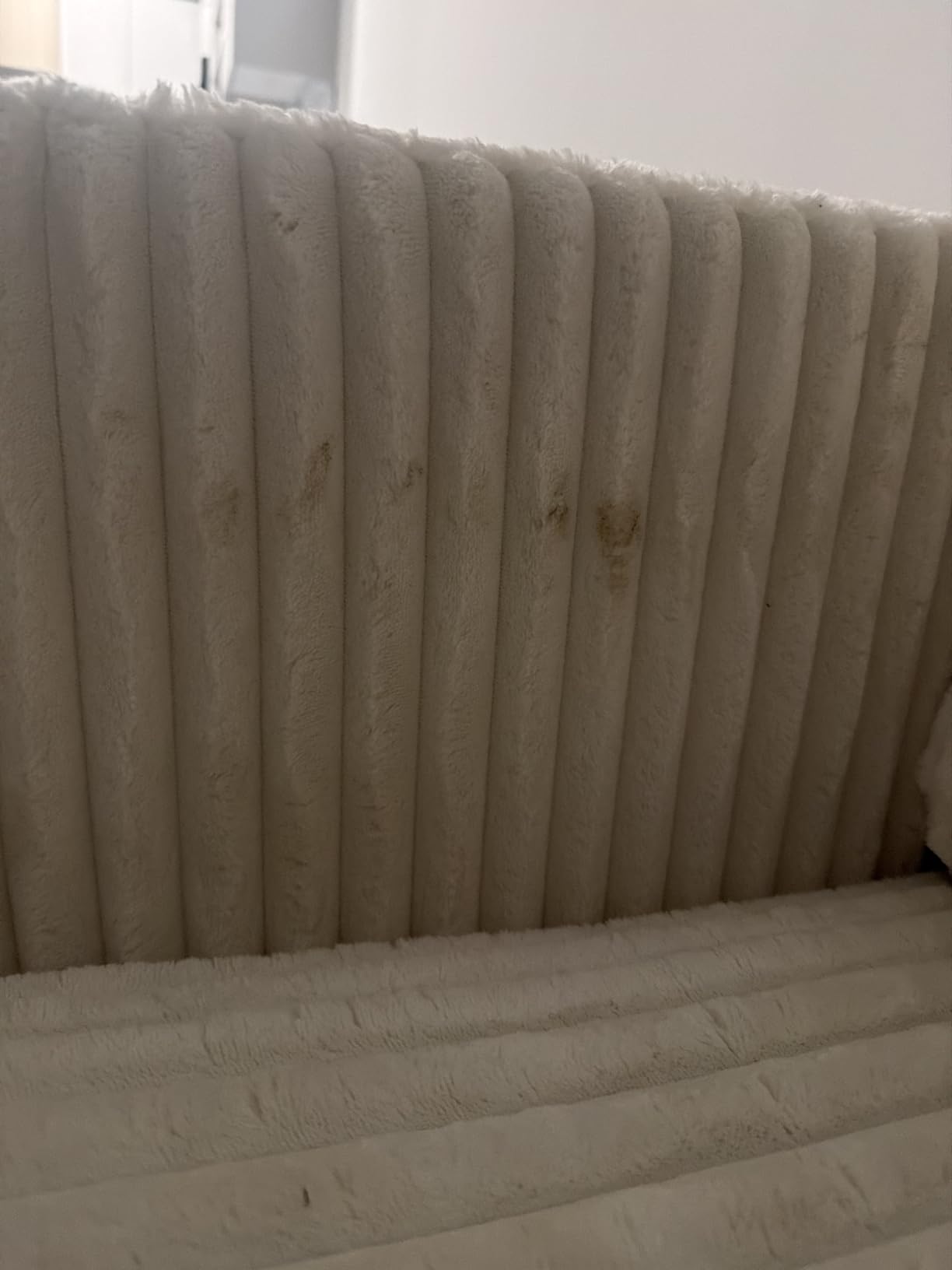 HONBAY Corduroy L Shaped Sectional Sleeper Sofa with Pull Out Bed,Green customer photo 2