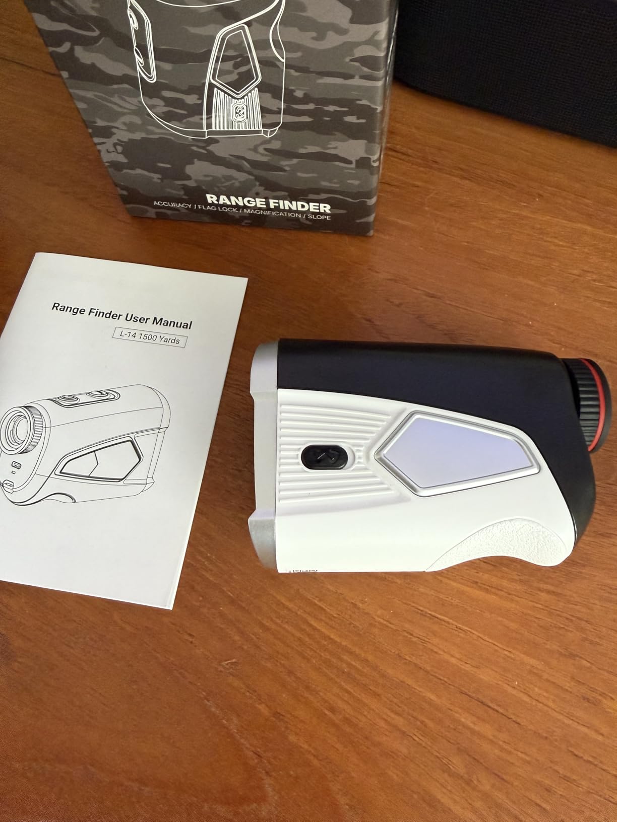 Golf Rangefinder with Slope On/Off 1500 Yards 7X Magnification Golf Gifts customer photo 2