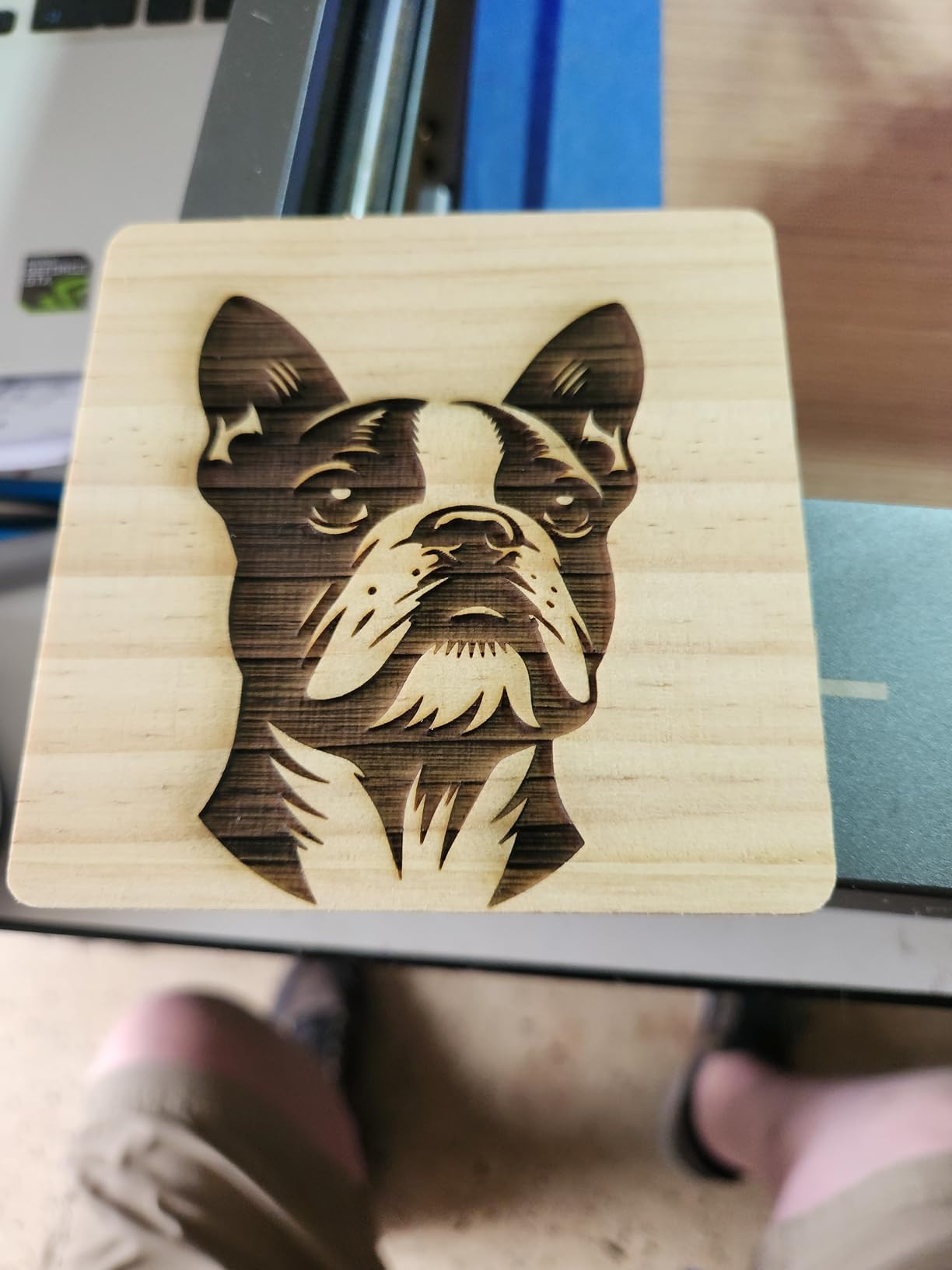 LONGER Ray5 Laser Engraver and Cutter Machine,20W Laser Engraver, 400×356mm customer photo 2
