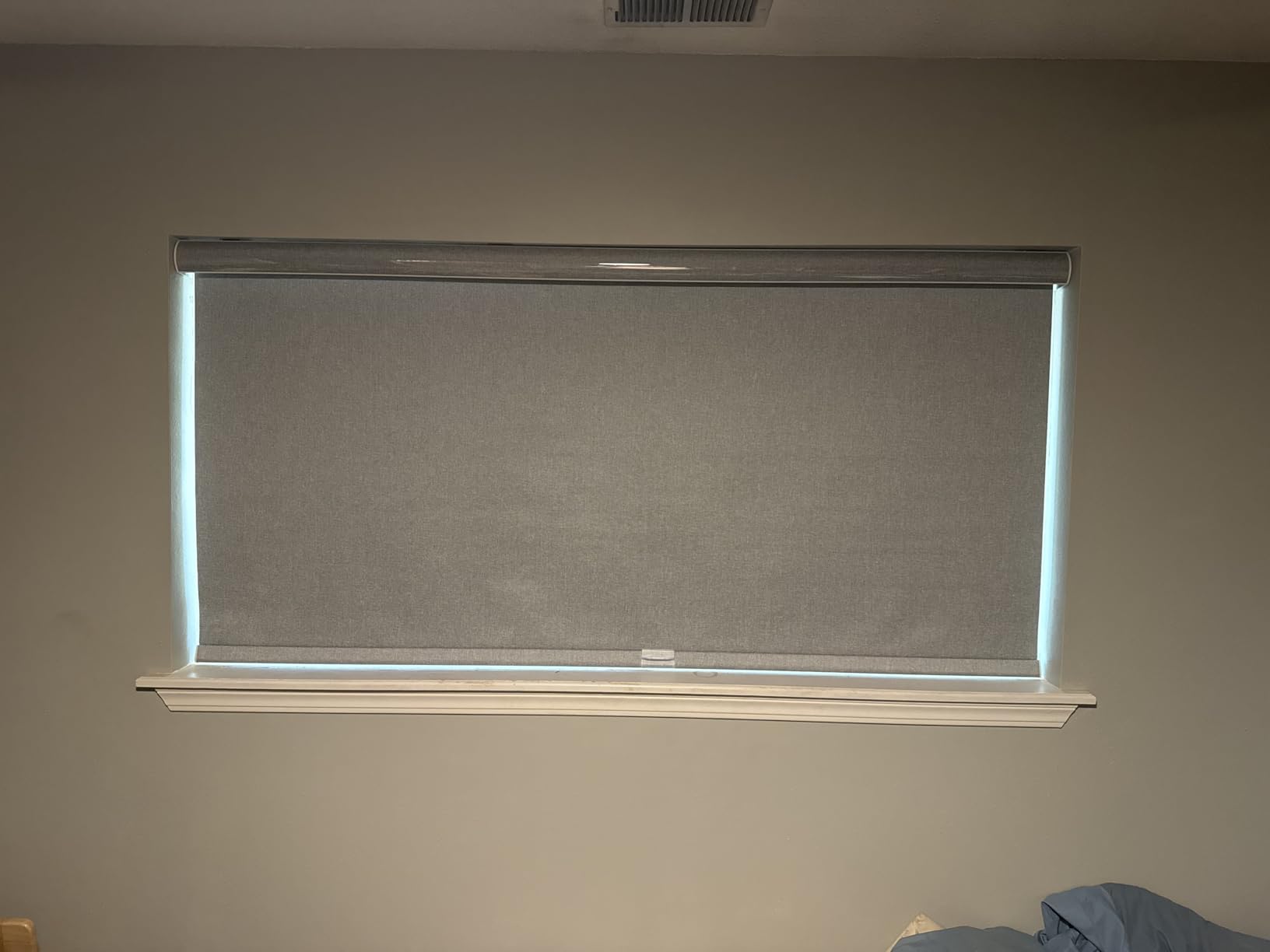 Boolegon Blackout Roller Shades for Windows, Light Beige, Custom Size customer photo 1
