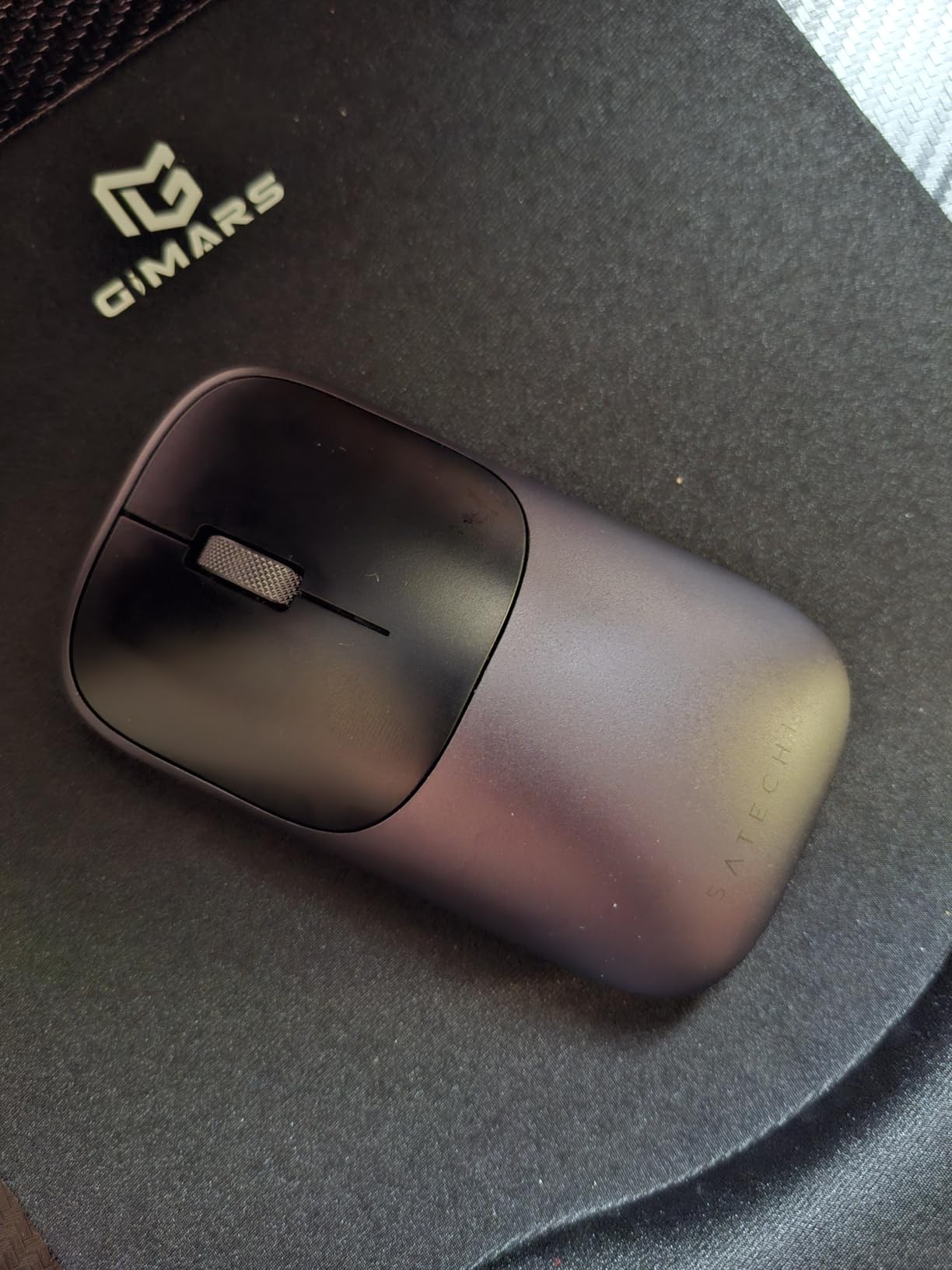 Satechi Slim EX Wireless Mouse, Bluetooth & 2.4 GHz, Quiet Clicks, Silver customer photo 2