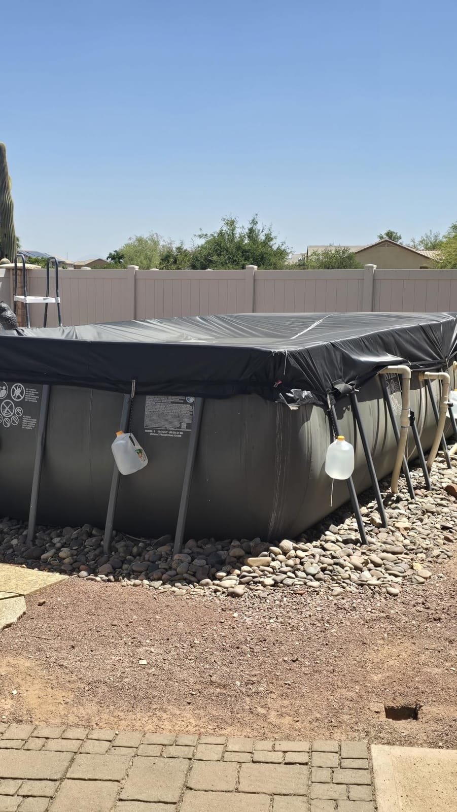 QH.HOME 16x32Ft Winter Pool Cover,Windproof Ratchet Straps&Thick Fabric customer photo 2
