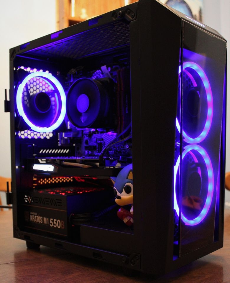 Skytech Gaming Crystal Gaming PC, AMD Ryzen 7 7700 3.8GHz, NVIDIA RTX 5060 Ti 8GB VRAM, 1TB NVMe SSD, 32GB DDR5 RAM 5600, 650W Gold PSU, Wi-Fi, Win 11, Desktop customer photo 1
