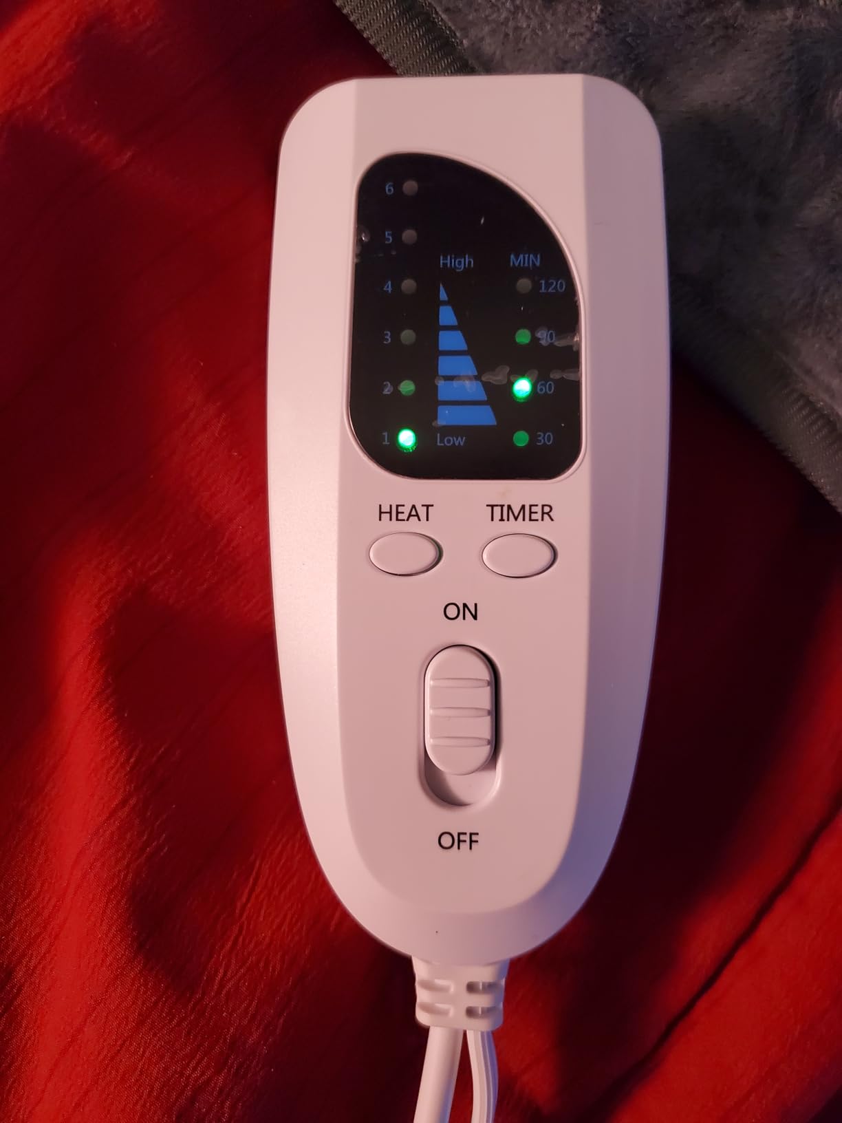 Electric Heating pad with 6 Heat Settings, Auto Shut Off, Dry Electric Heating for Back Neck Knee Arms Legs Shoulder Heat Pads for Christmas Birthday Father Mother's Day 24