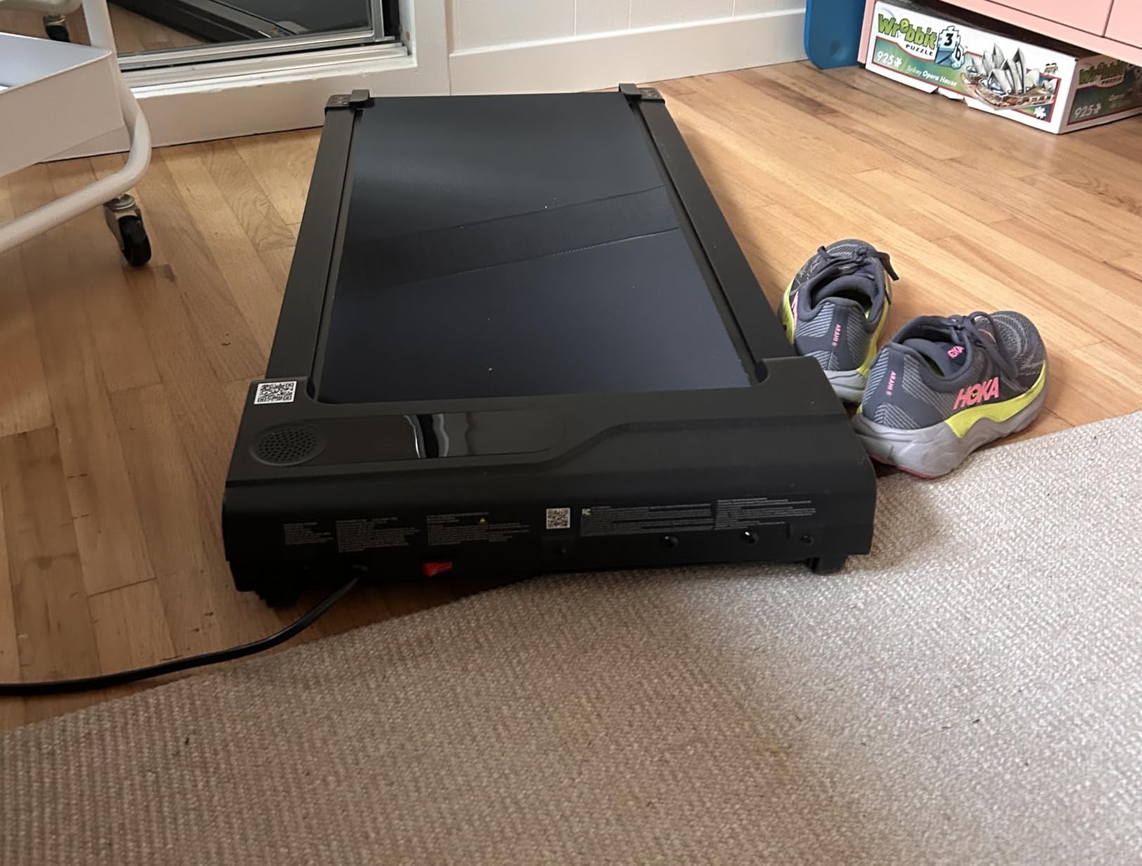 Walking Pad Treadmill for Home - Under Desk Treadmills Portable Mini Compact Walk Pads for Small Spaces Office Indoor Apartment Floor Flat Running Machine with Remote Quiet Lightweight customer photo 2