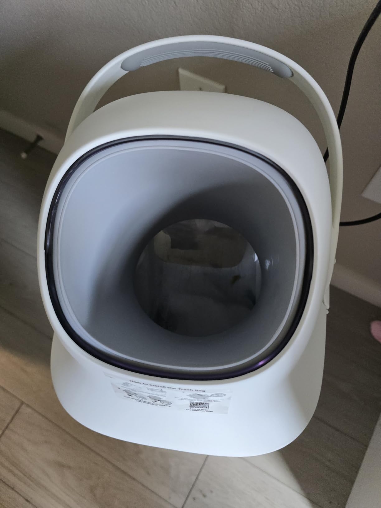 Momcozy Diaper Pail, Triple-Seal Odor Control, Fits Standard Trash Bags | Wide Opening for One-Hand Disposal, 28.86-Inch Ergonomic Height, Large Capacity with Viewing Window and Childproof Lock customer photo 1