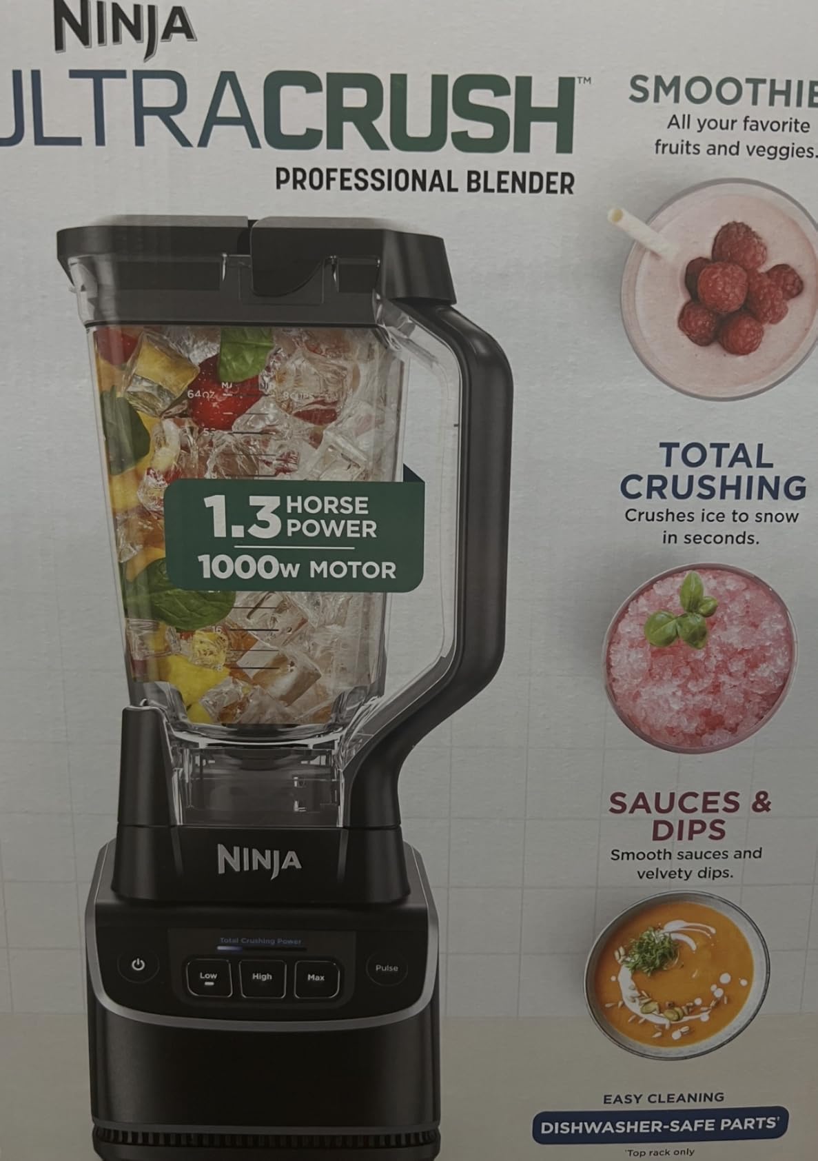 Ninja UltraCrush Professional Blender, 1000W, 72oz Pitcher, 3 Speeds, BP201 customer photo 1