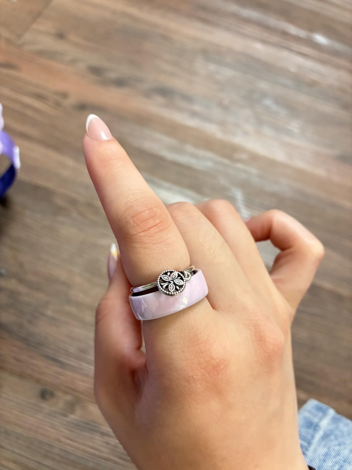 Smart Ring for Women, Health Tracker & 5ATM, COLMI R02. (Gold, 9#) customer photo 2