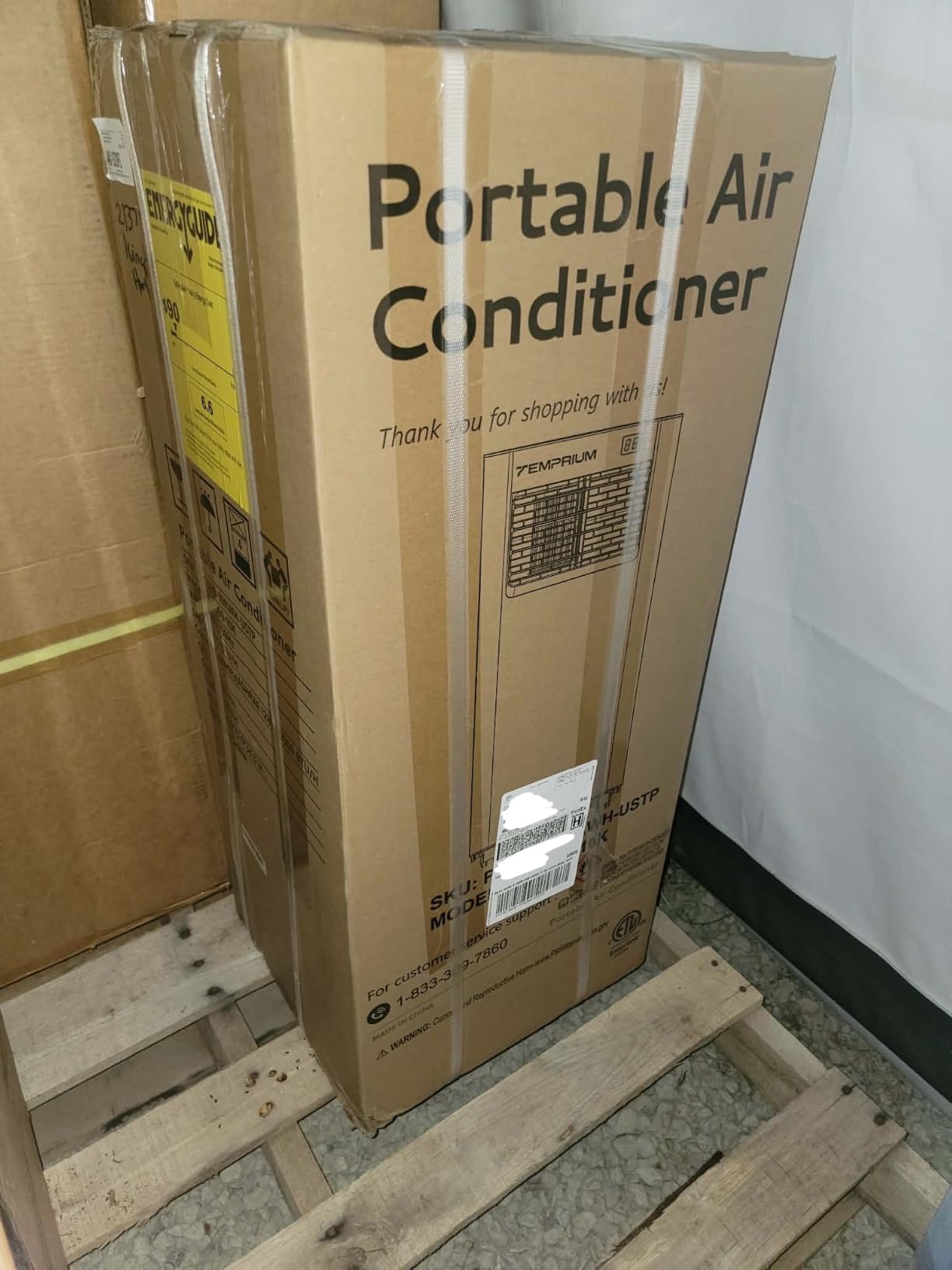 8,000 BTU Portable Air Conditioner with Wifi Enabled customer photo 1