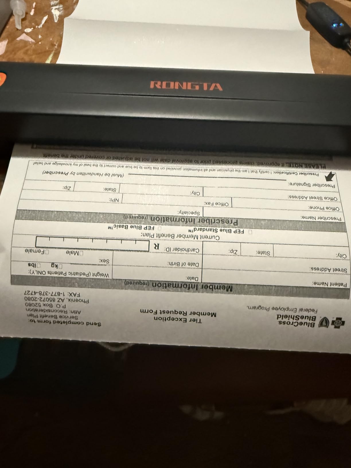 Rongta Thermal Portable Printers Wireless for Travel, Bluetooth Mobile Printer, Inkless Printer for School/Office/Home Use, Compatible with Android,iOS & Laptop (Black) customer photo 2
