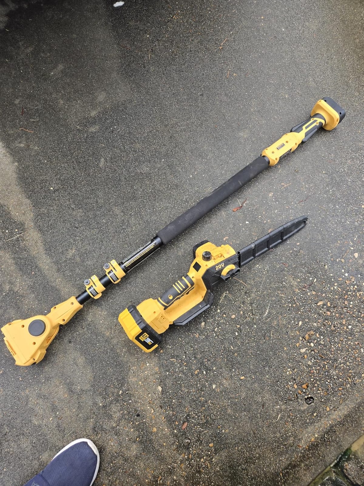 2-in-1 Cordless Pole Saw & Chainsaw, Compatible with Dewalt 20V Battery customer photo 2