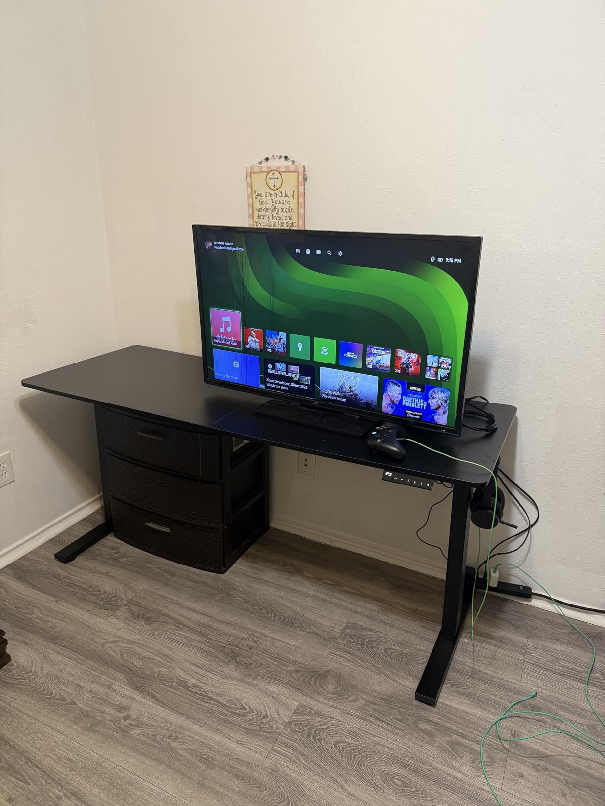 SANODESK Dual Motor 79''x 32'' Large Height Adjustable Standing Desk customer photo 1