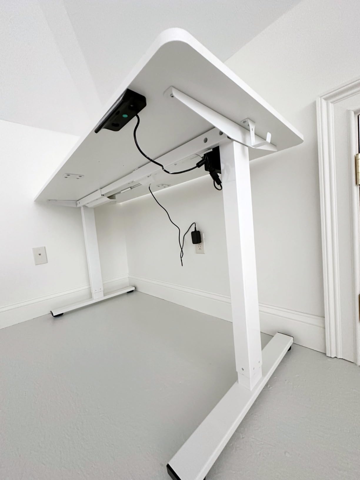SANODESK Dual Motor 79''x 32'' Large Height Adjustable Standing Desk customer photo 2