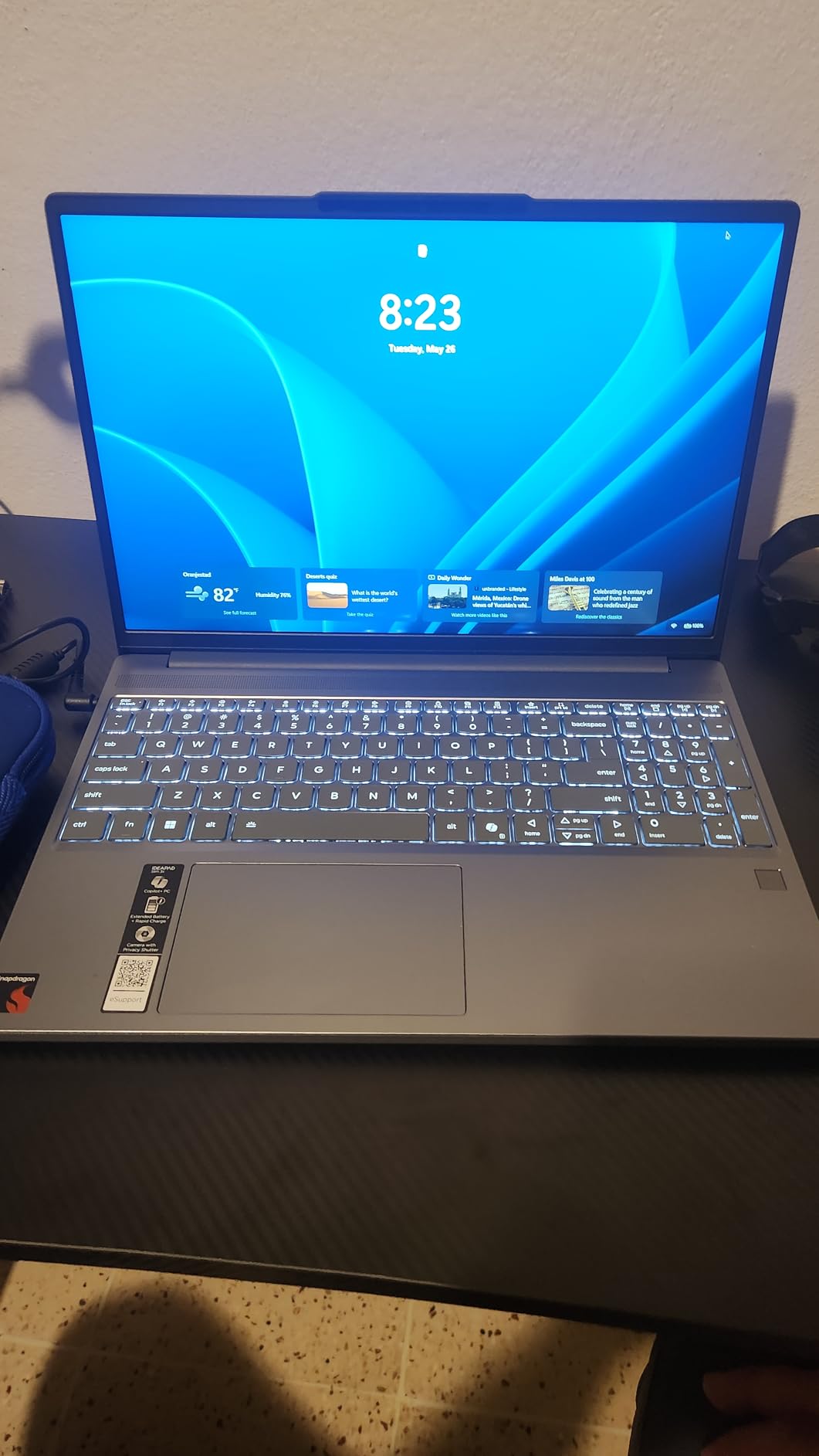 Lenovo IdeaPad Slim 3 Touchscreen Laptop, Ryzen 7 5825U, 16GB RAM 512GB SSD customer photo 1