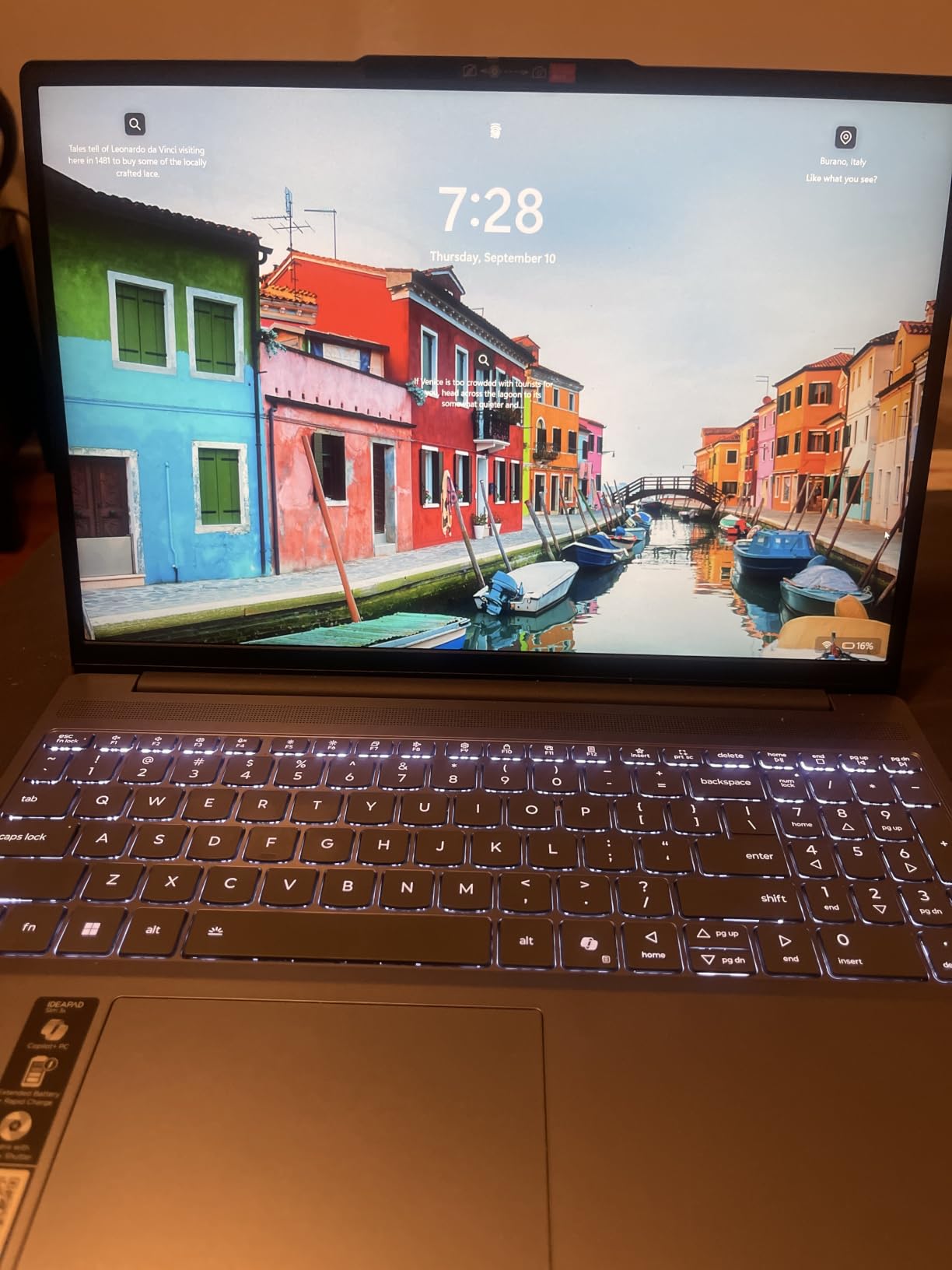 Lenovo IdeaPad Slim 3 Touchscreen Laptop, Ryzen 7 5825U, 16GB RAM 512GB SSD customer photo 2