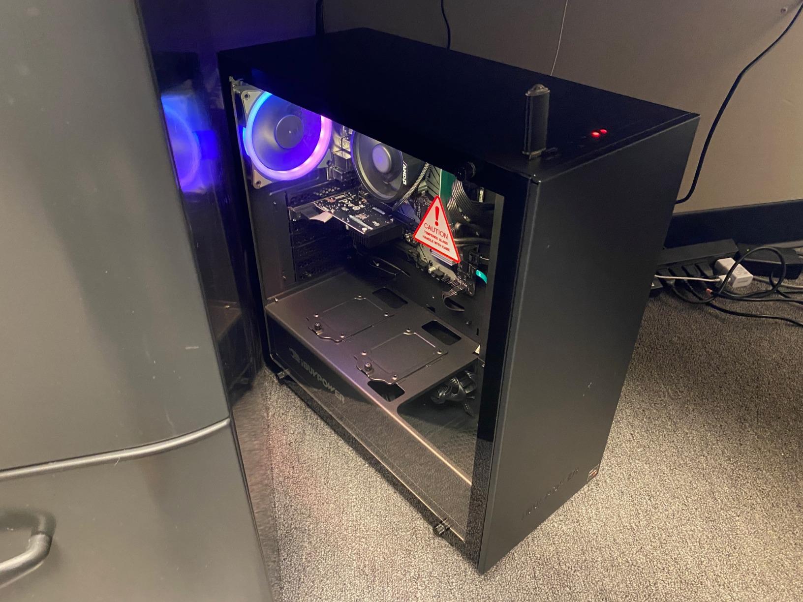 iBUYPOWER Slate Gaming PC Desktop Computer AMD Ryzen 7 9700F CPU, AMD Radeon RX 9060 8GB GPU, 16GB DDR5 RAM, 1TB NVMe SSD, Windows 11 Home, Gamer Keyboard and Mouse - SBA7R9601 customer photo 1