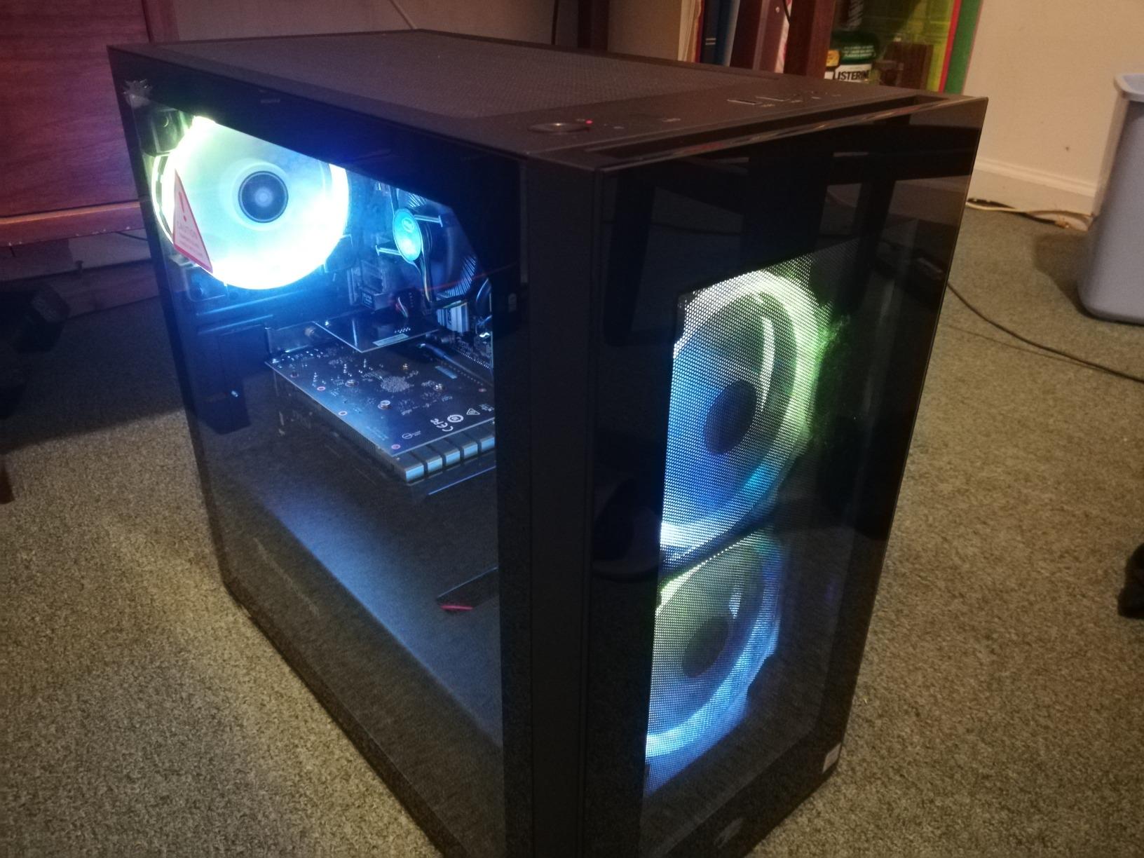 iBUYPOWER Slate Gaming PC Desktop Computer AMD Ryzen 7 9700F CPU, AMD Radeon RX 9060 8GB GPU, 16GB DDR5 RAM, 1TB NVMe SSD, Windows 11 Home, Gamer Keyboard and Mouse - SBA7R9601 customer photo 2