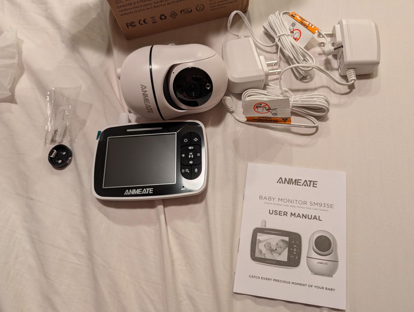 ANMEATE Large Display Video Baby Monitor with Camera and Audio customer photo 2