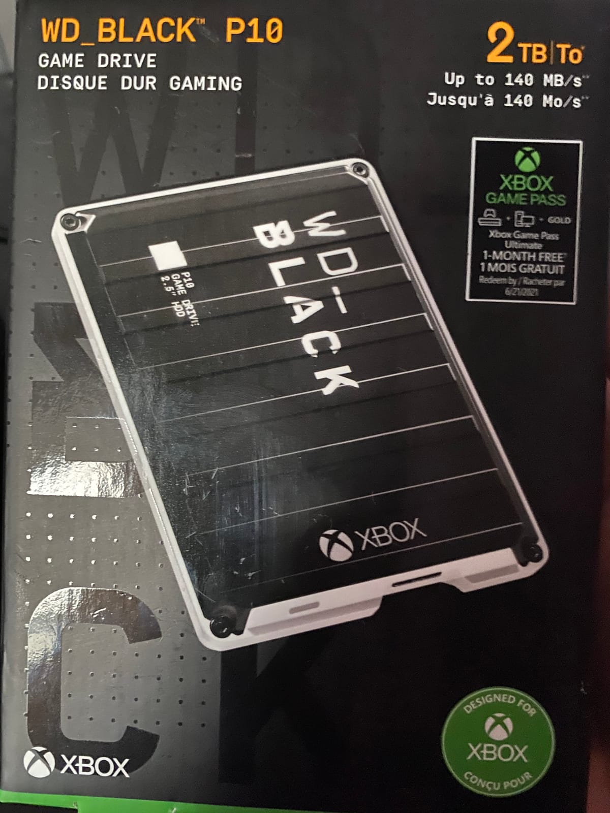 6TB WD_Black P10 Game Drive, Works with PlayStation for On-the-Go Access to Your PlayStation Game Library - WDBPSZ0060BWT customer photo 2