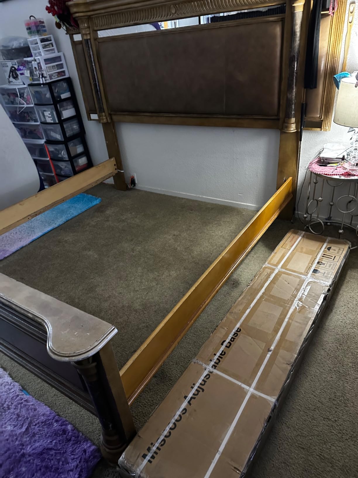 Mixcous King Adjustable Bed Frame with Zero Gravity Heavy Duty 750 lbs customer photo 2
