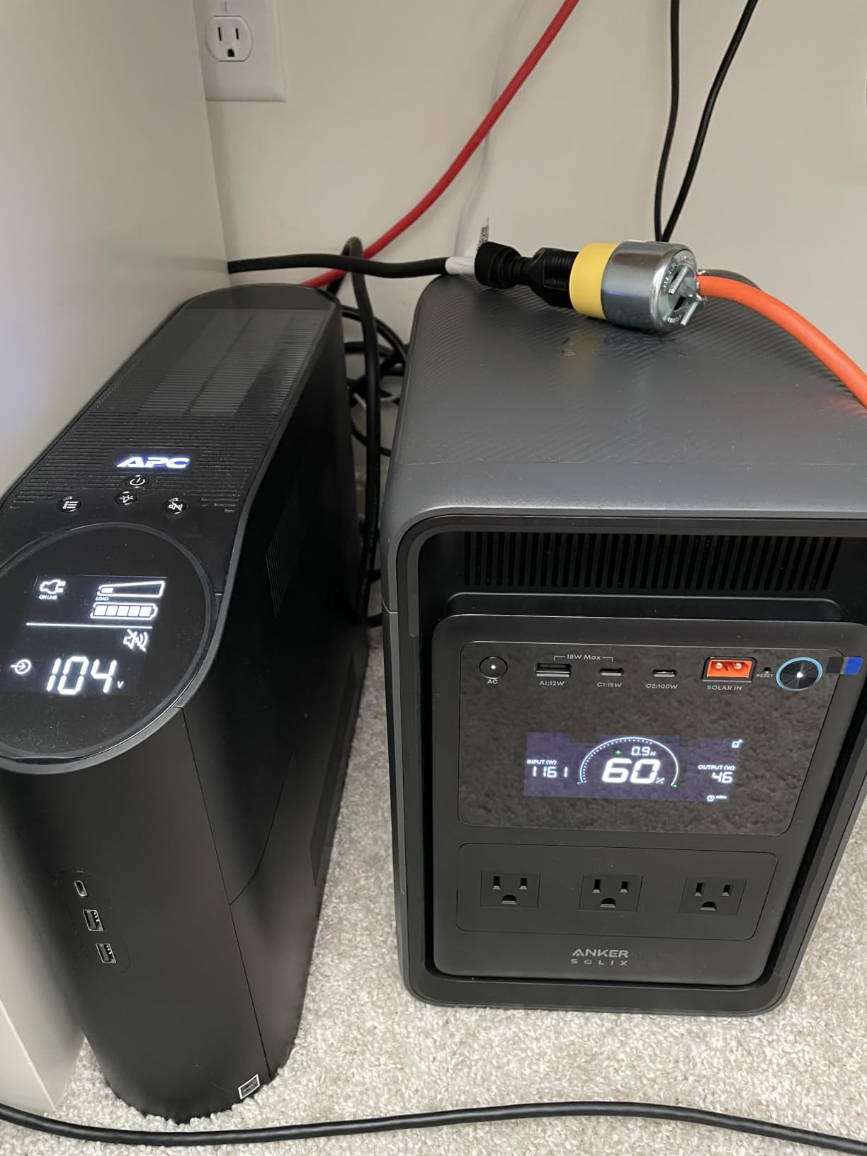 Anker SOLIX S2000 Portable Power Station, 2,010Wh, 3,000W Peak, Home Backup customer photo 1