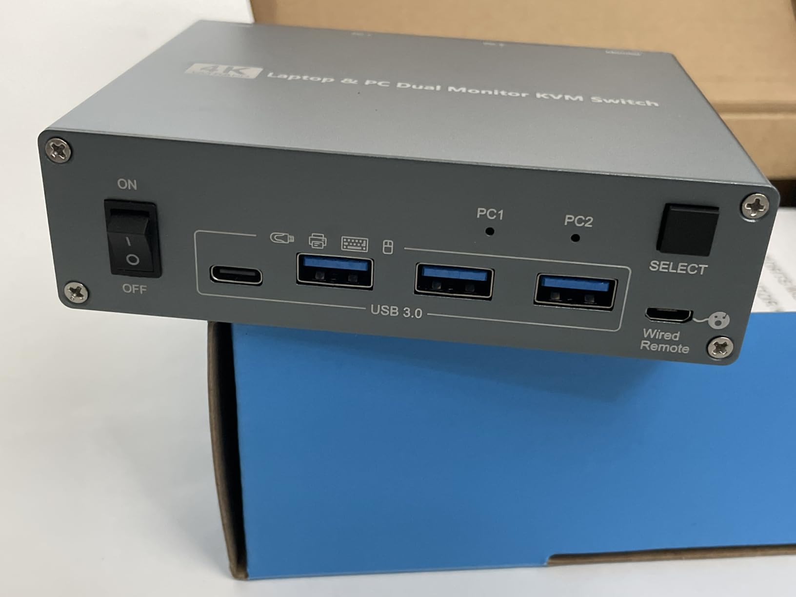 USB C & Dual HDMI KVM Switch 2 Monitors Laptop & Desktop Docking Station customer photo 1