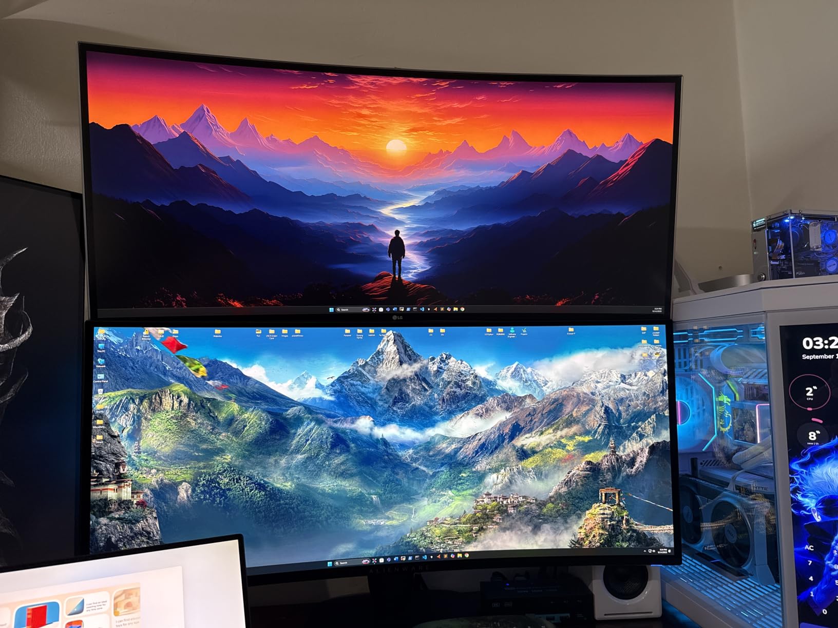 USB C & Dual HDMI KVM Switch 2 Monitors Laptop & Desktop Docking Station customer photo 2