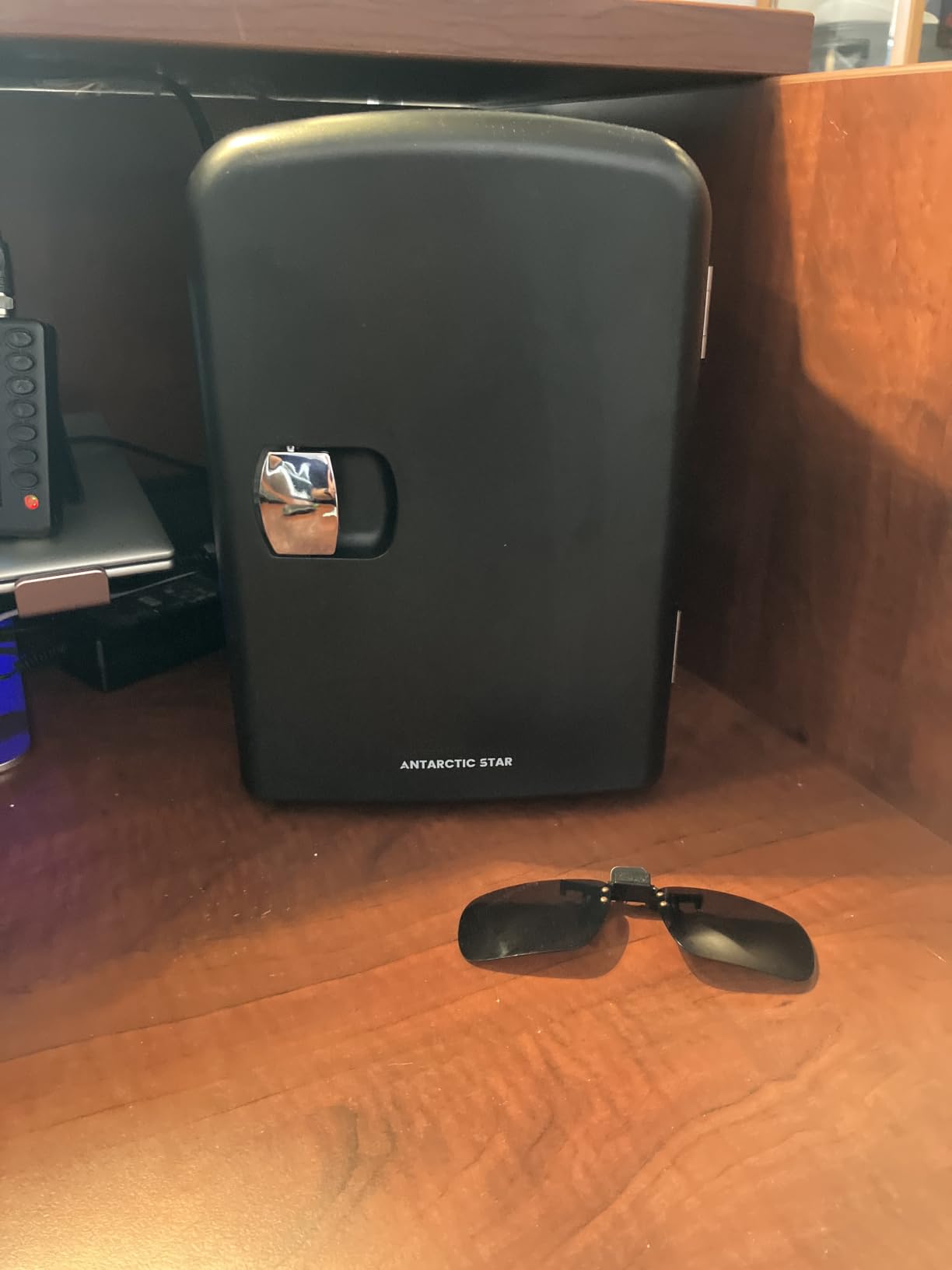 Antarctic Star 4L/6 Can Portable Compact Refrigerator for Bedroom,Car,Office & Dorm,Small Cooler for Food/Drinks/Skin Care,AC/DC, Black customer photo 1