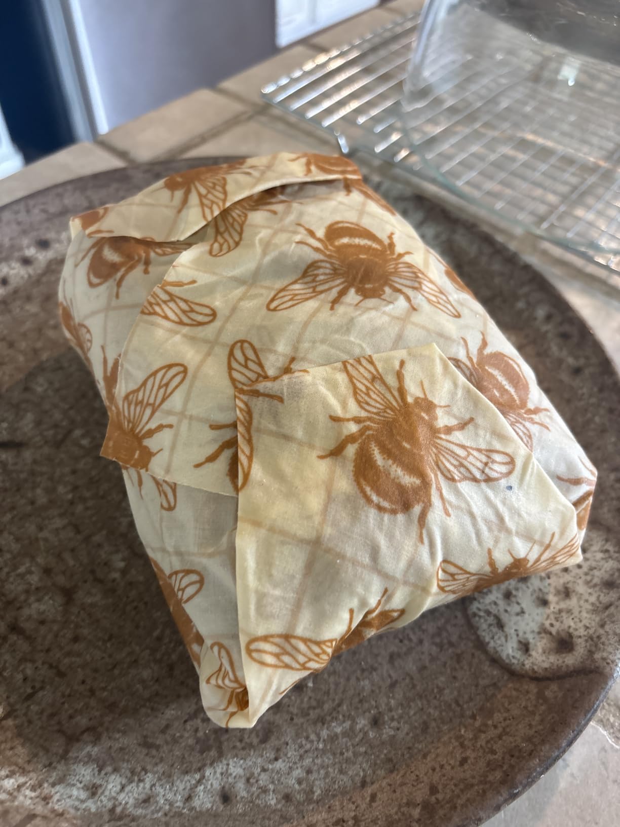 Reusable Beeswax Wraps for Food - 5 Sheets, 3 Large 2 Medium customer photo 1