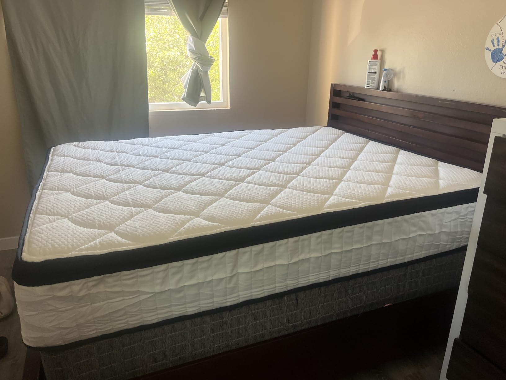 King Size Mattress, 12 Inch Hybrid Mattress King Size in a Box, Medium Firm customer photo 2