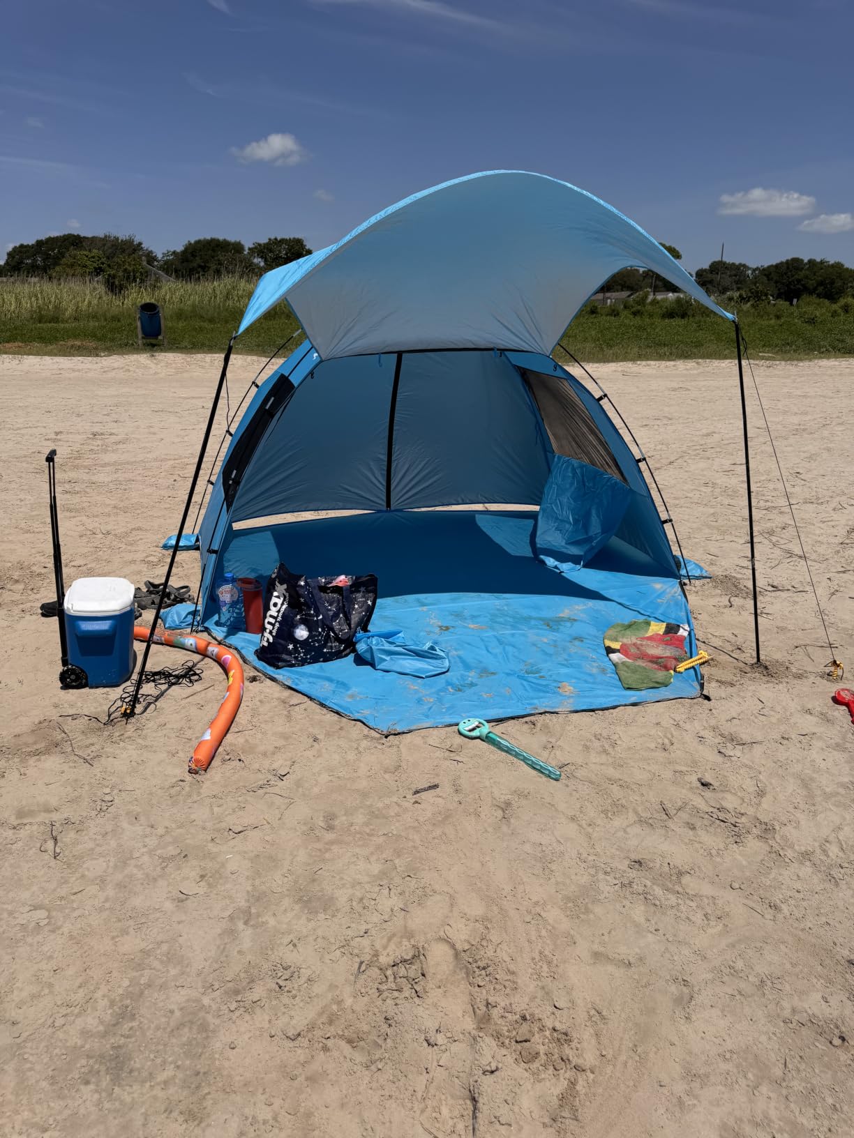 Purebox Beach Tent Sun Shelter with Canopy for 3-4 Person UPF50+ customer photo 1