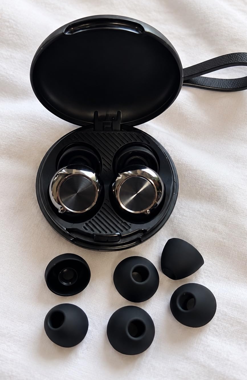 ARROX Adjustable Ear Plugs for Sleeping, 3 Noise Relief Modes (13-45 dB), Double-Layer Ultra-Soft Silicone Earplugs, Reusable Ear plugs for Concerts, Deep Focus, Side Sleepers & Travel, 4 Size Eartips customer photo 2