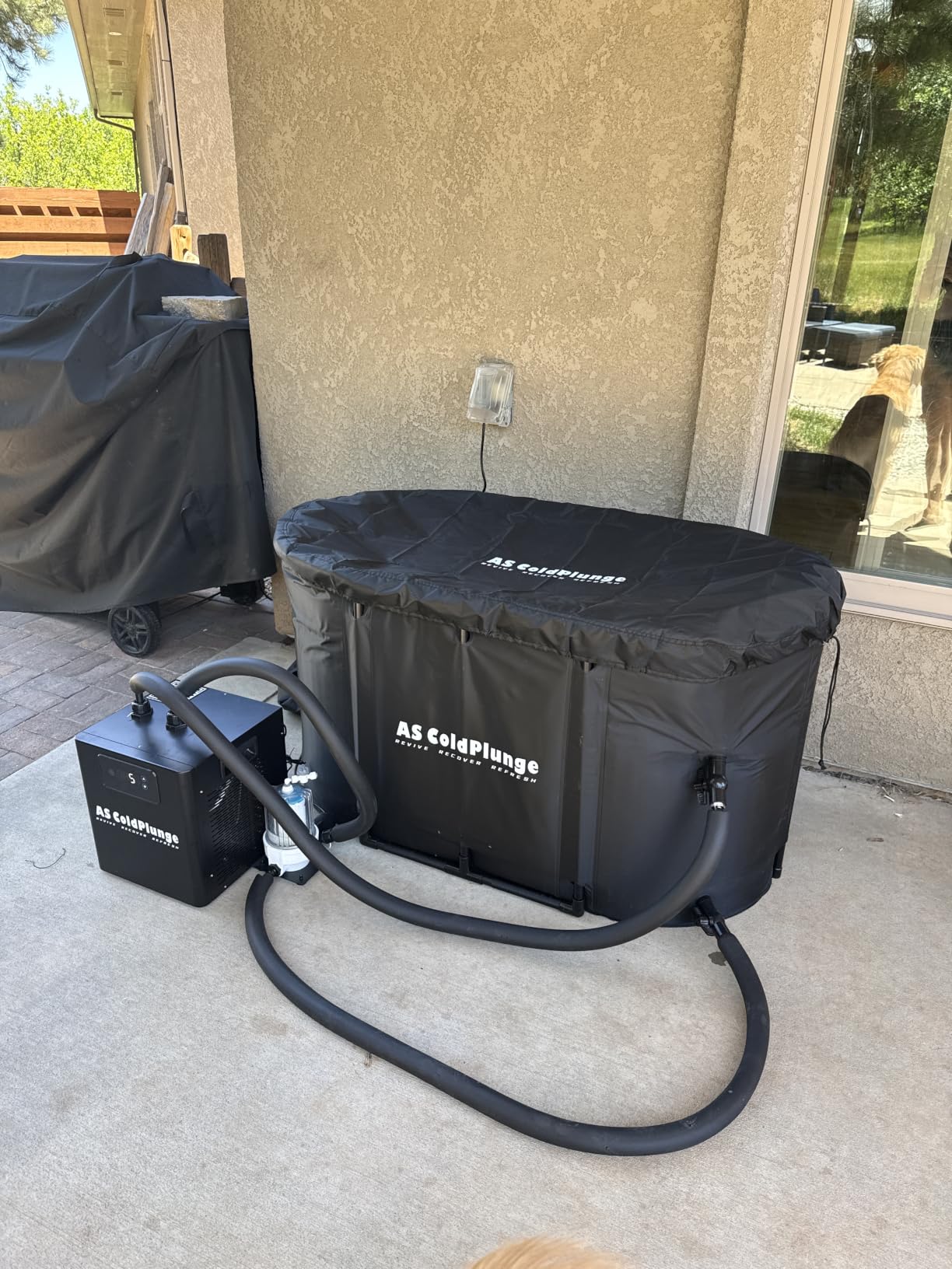 1/3 HP WiFi Cold Plunge Chiller with 148Gal Ice Bath Tub for Cold Therapy customer photo 1