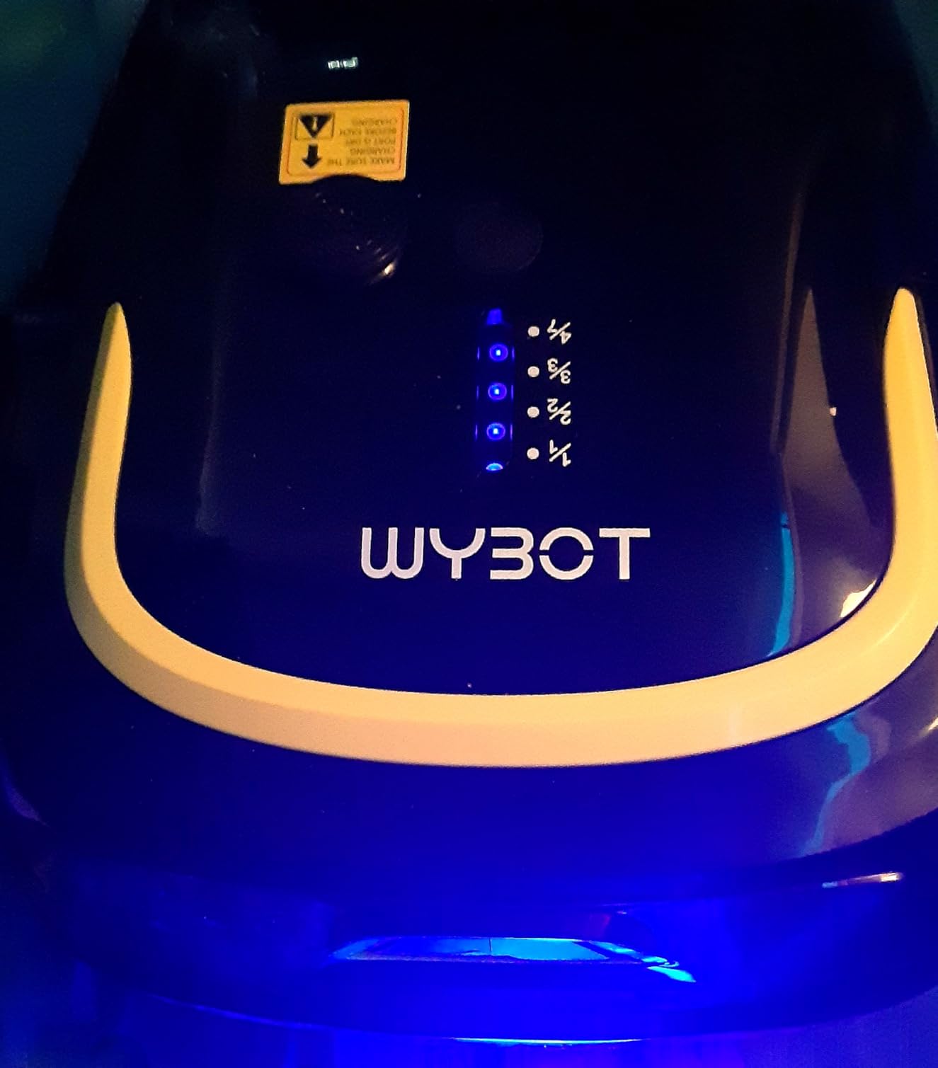 WYBOT A1 Cordless Pool Vacuum Robot for Above Ground Pool, Greyblue customer photo 2