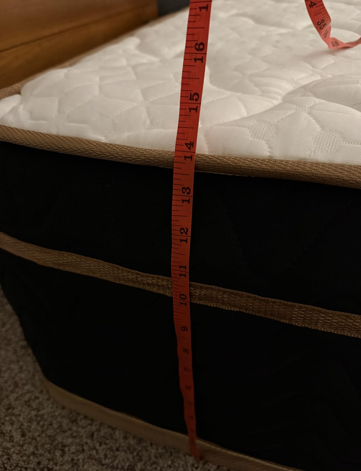 Queen Mattress 14 Inch, Luxury Hotel Cooling Hybrid Bed Mattress in a Box customer photo 1