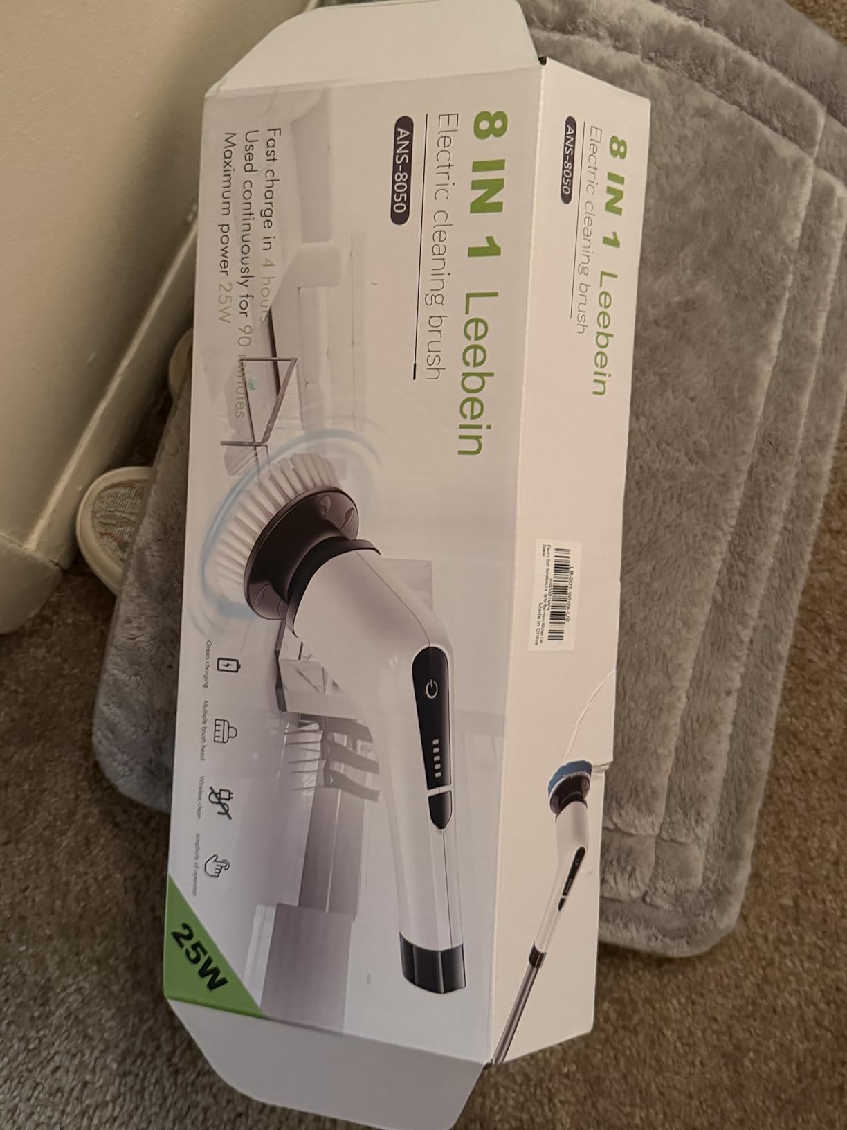 Electric Spin Scrubber, Cordless Cleaning Brush for Bathroom, Home customer photo 2