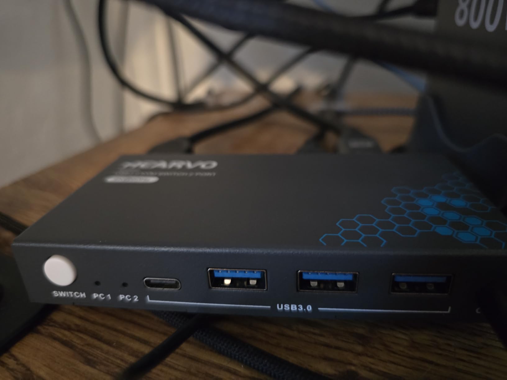 DisplayPort KVM Switch 2 Monitors 2 Computers, 8K@60Hz Dual Monitors DP KVM customer photo 1