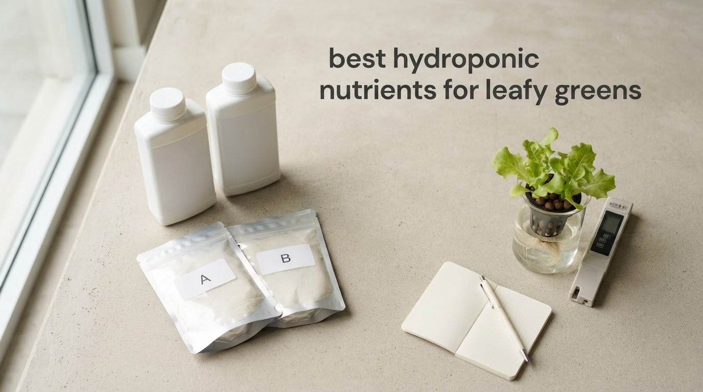8 Best Hydroponic Nutrients for Leafy Greens (October 2026)