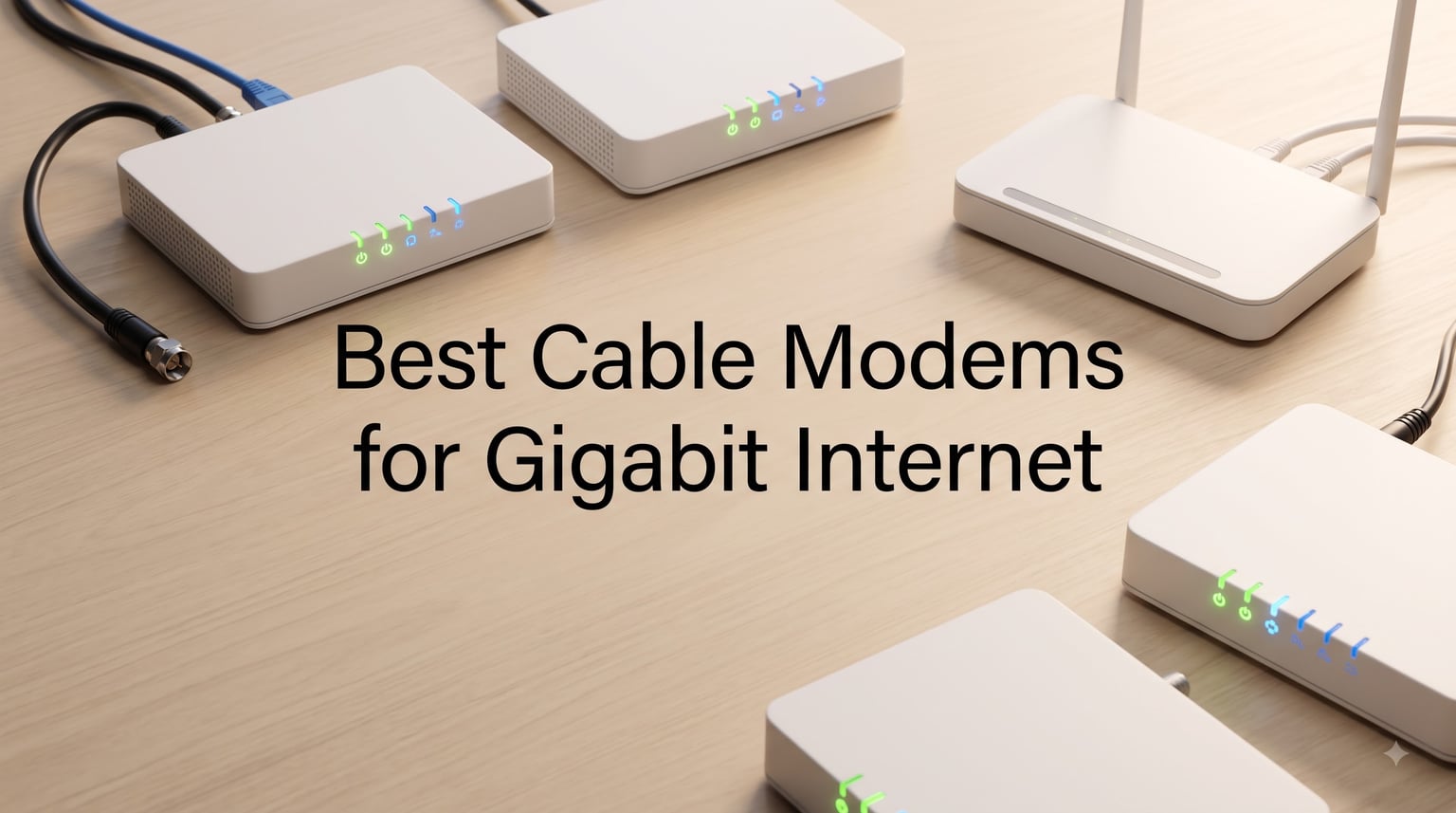 Best Cable Modems for Gigabit Internet