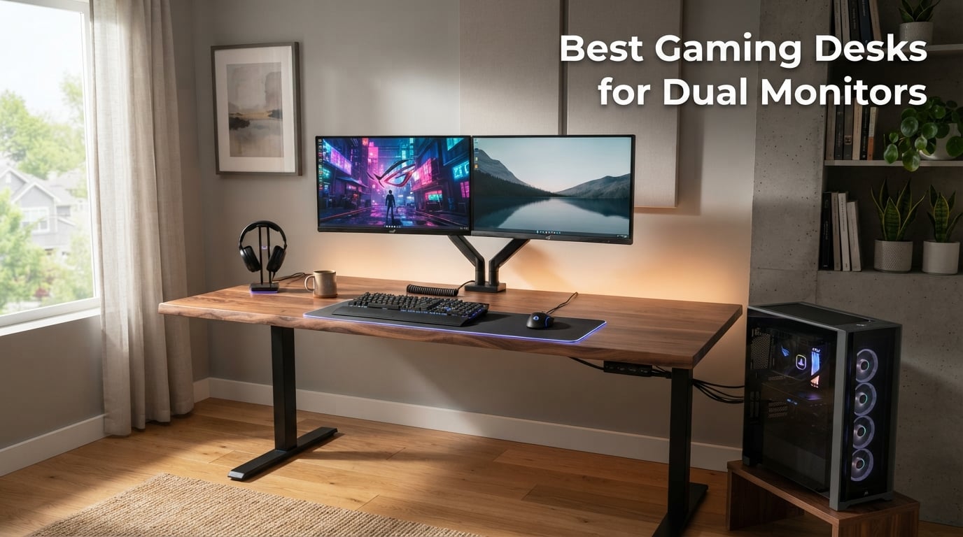 Best Gaming Desks for Dual Monitors