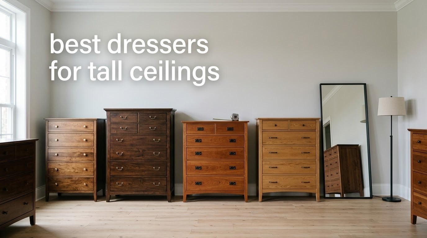 10 Best Dressers for Tall Ceilings (October 2026)