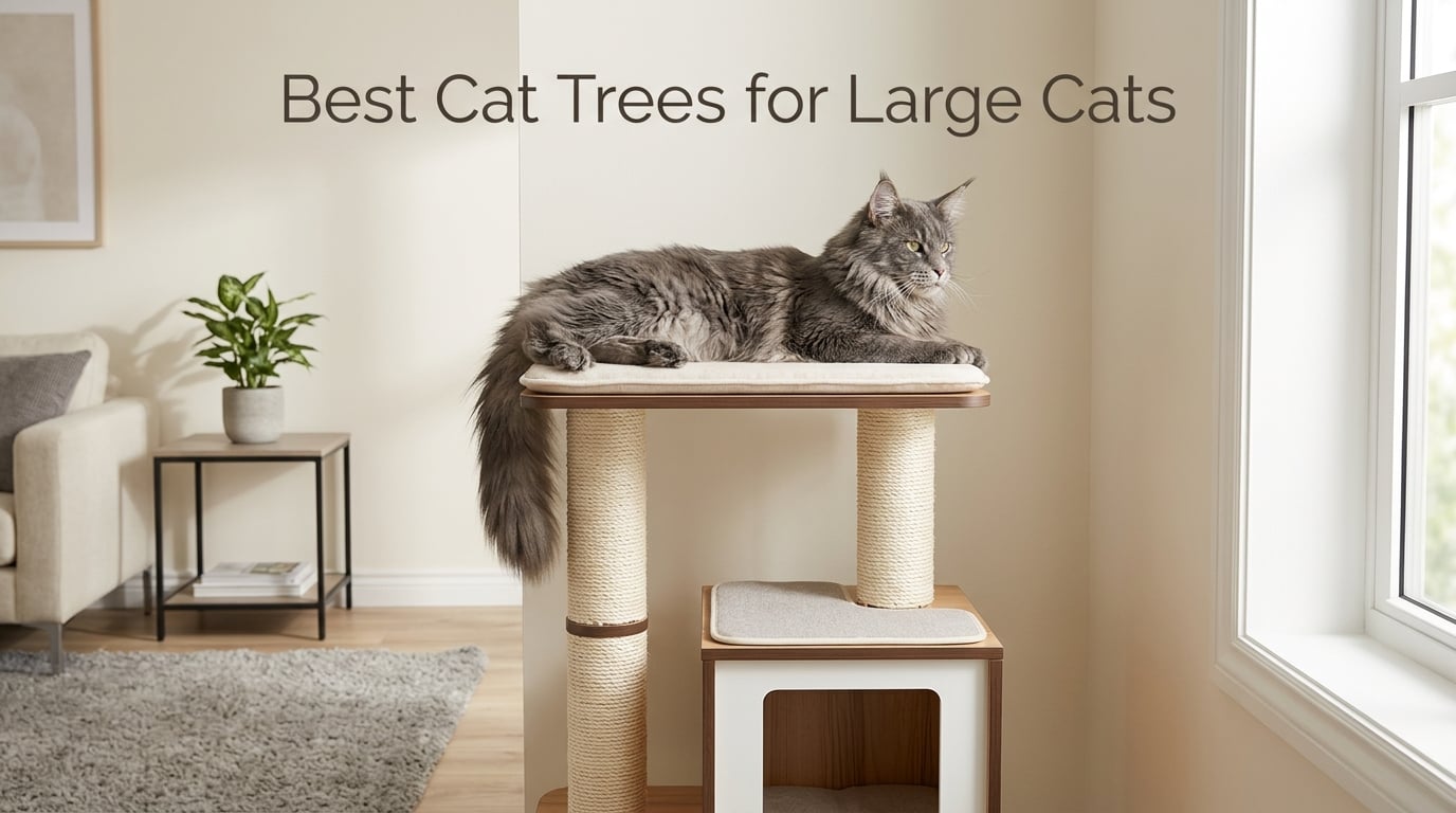 10 Best Cat Trees for Large Cats (September 2026) Tested