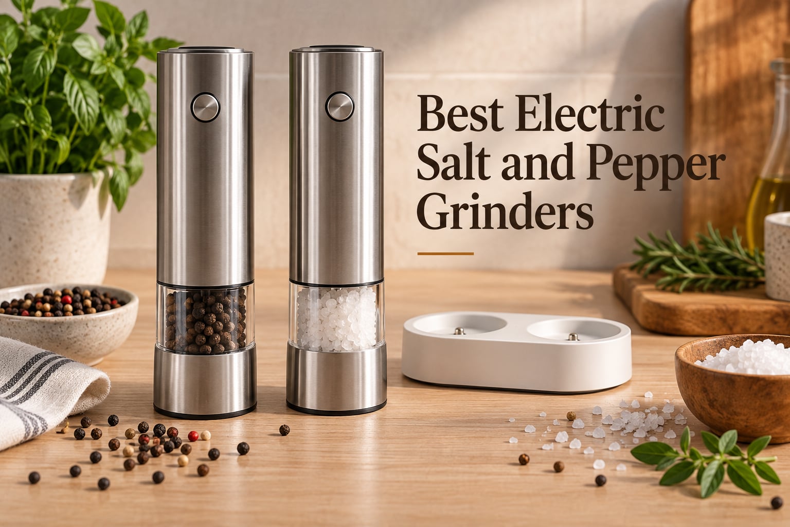 10 Best Electric Salt and Pepper Grinders (October 2026)