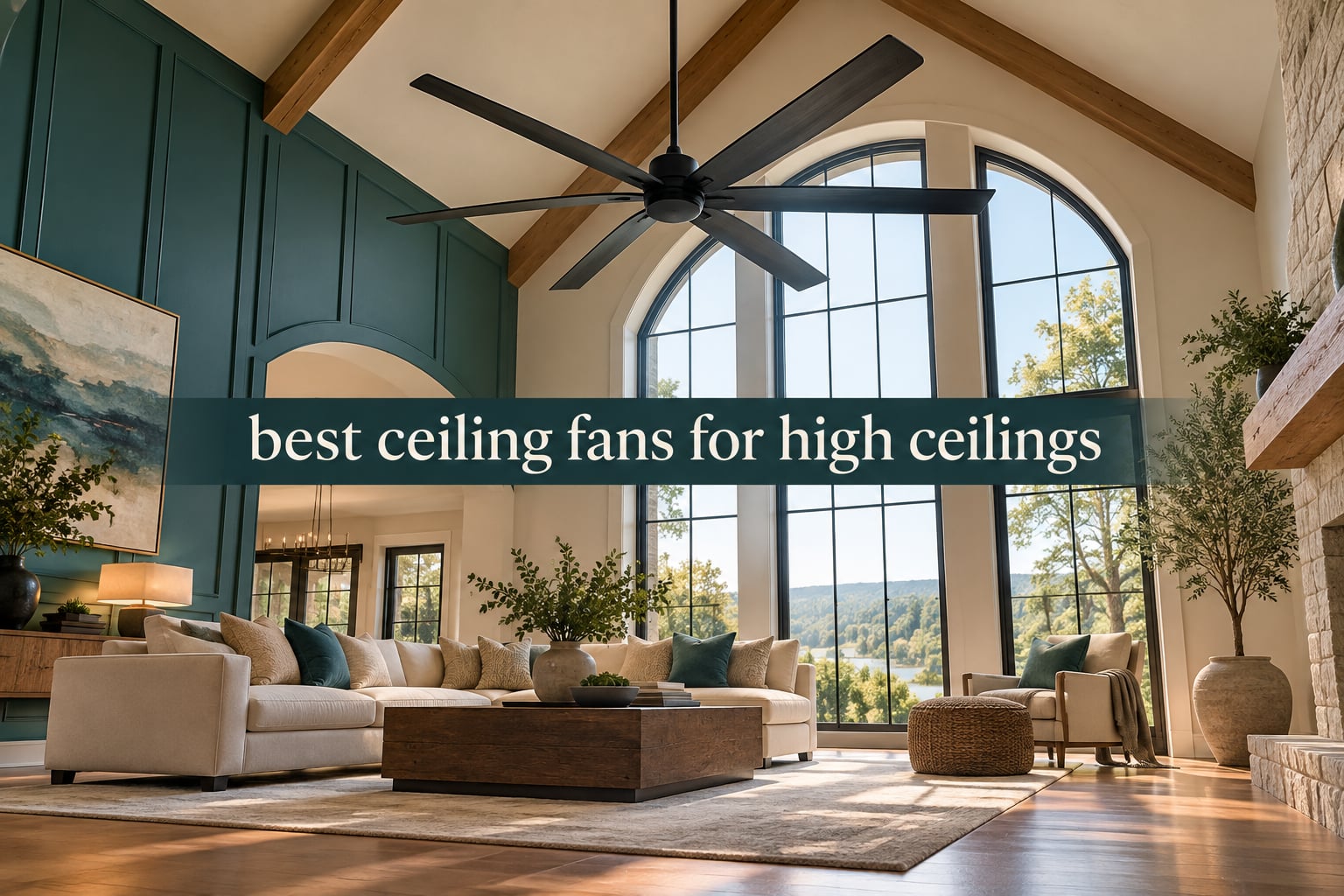 10 Best Ceiling Fans for High Ceilings (October 2026)