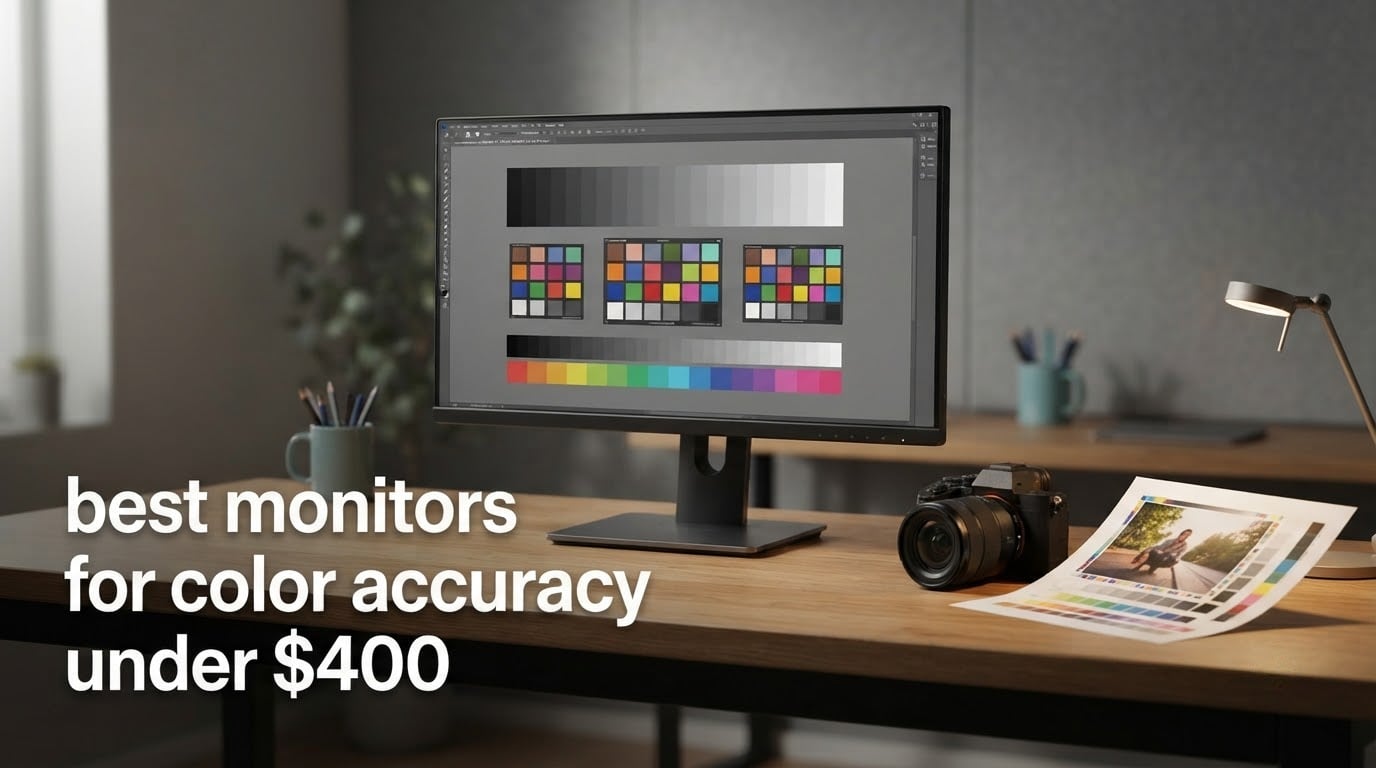 12 Best Monitors for Color Accuracy Under $400 (October 2026)