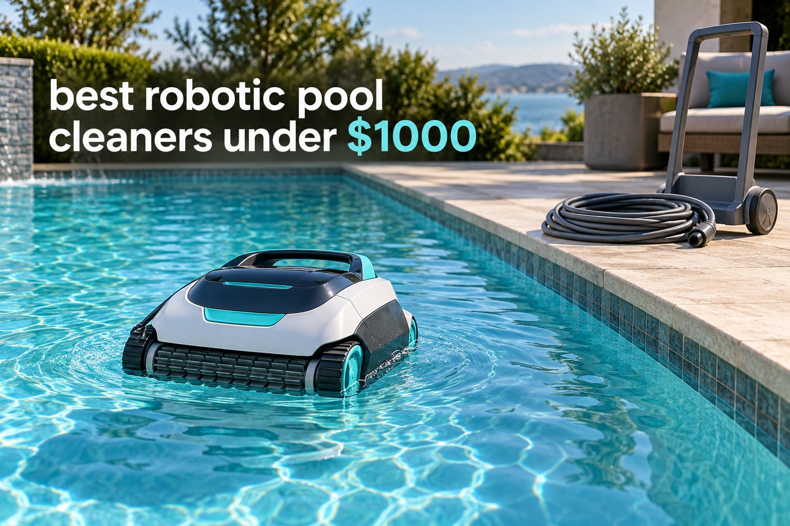 10 Best robotic pool cleaners under $1000 (October 2026)