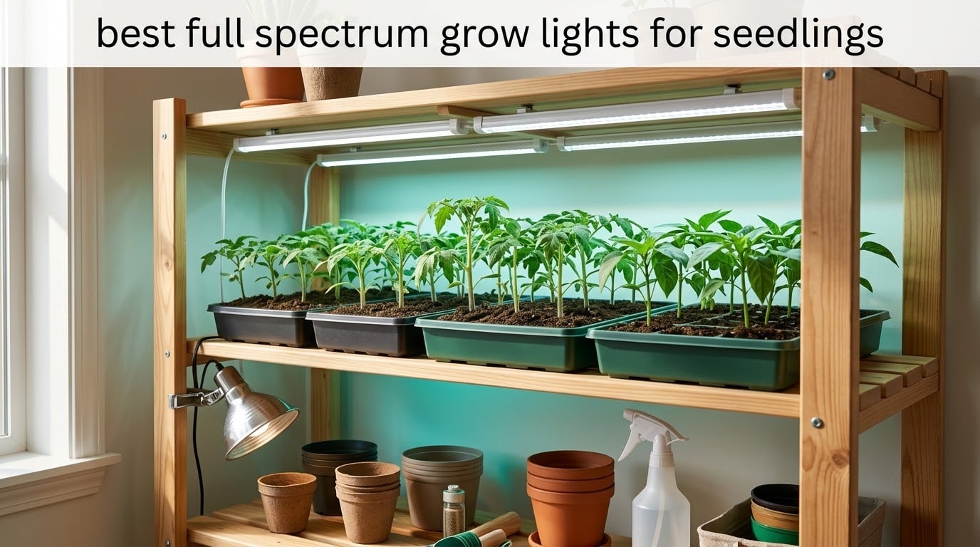 10 Best Full Spectrum Grow Lights for Seedlings (October 2026)