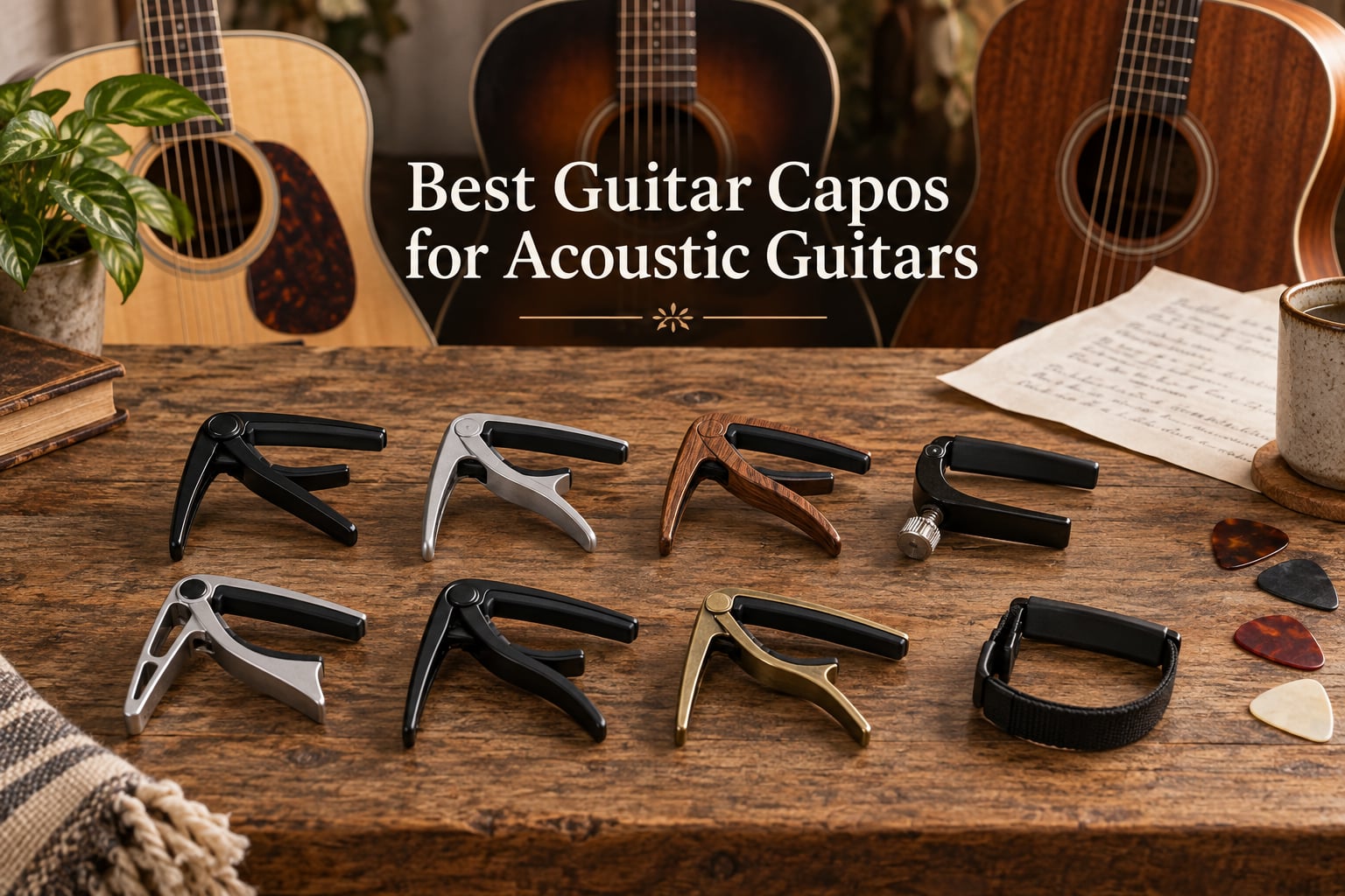 8 Best Guitar Capos for Acoustic Guitars (October 2026) Tested