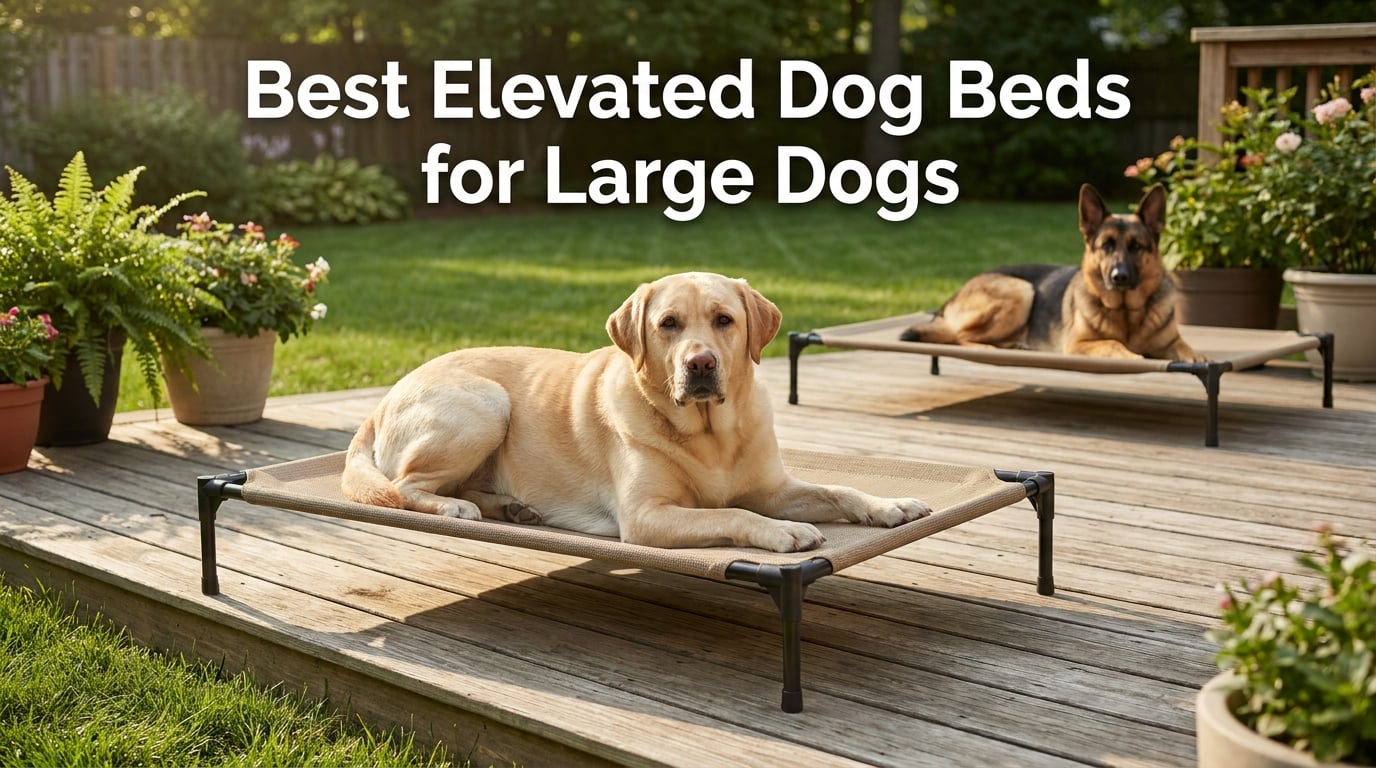 10 Best Elevated Dog Beds for Large Dogs (September 2026) Tested