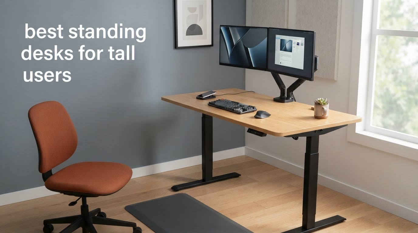 12 Best Standing Desks for Tall Users (October 2026)